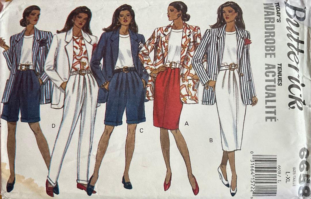 Butterick 6658 Sewing Pattern (Vintage) UNCUT
