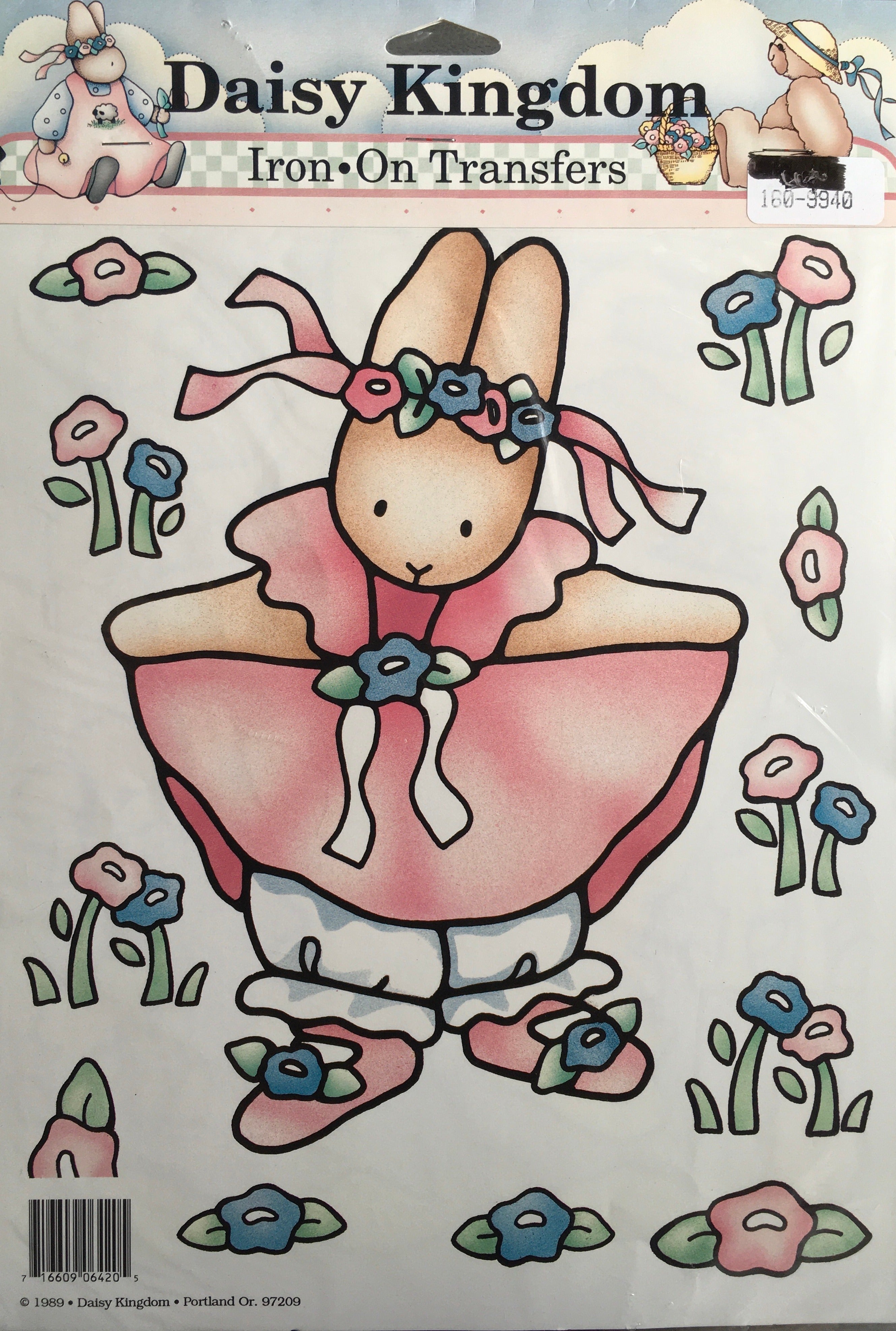 Daisy Kingdom Iron-On Transfer (Vintage) UNCUT