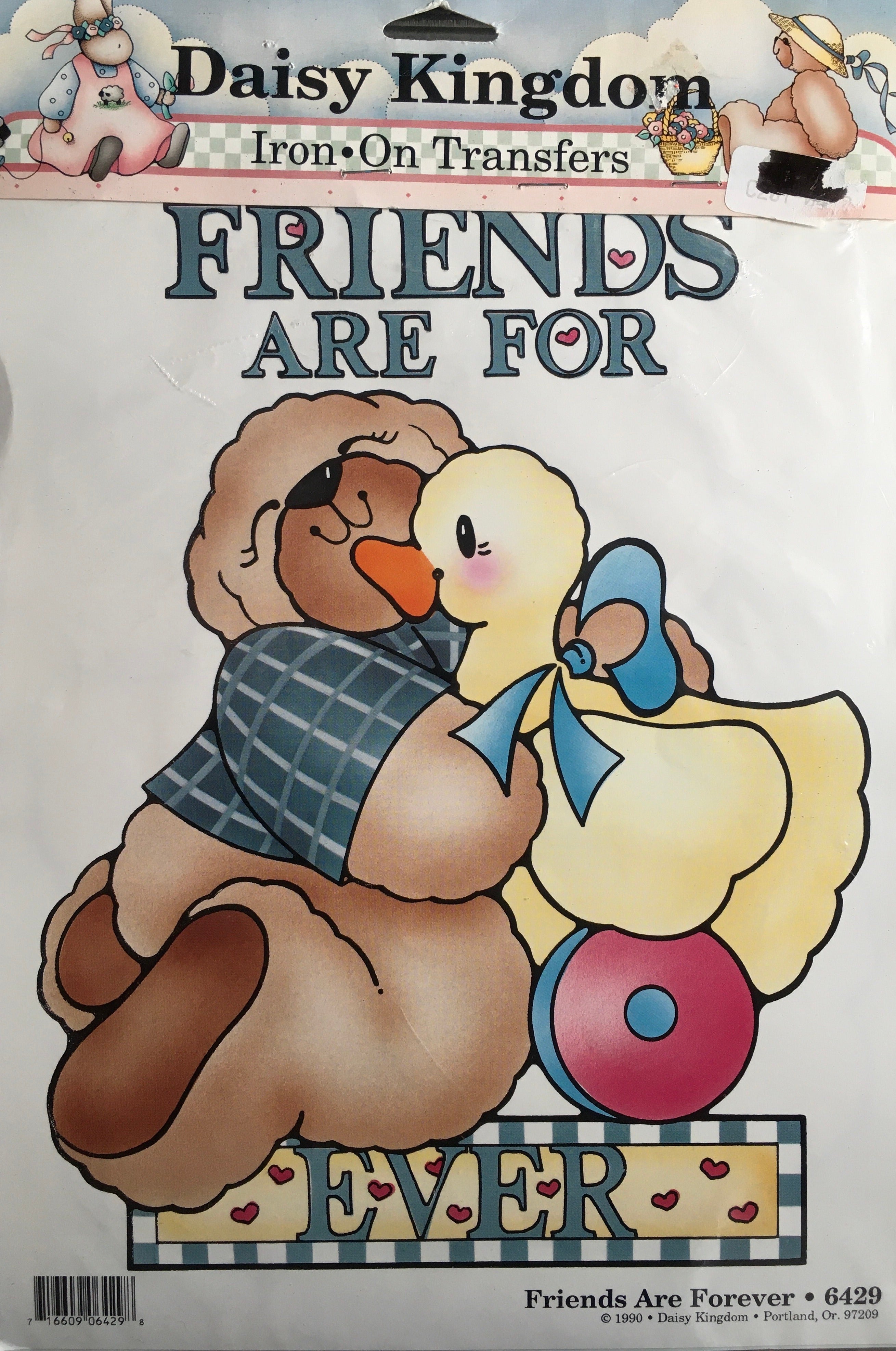 Daisy Kingdom Iron-On Transfer (Vintage) UNCUT