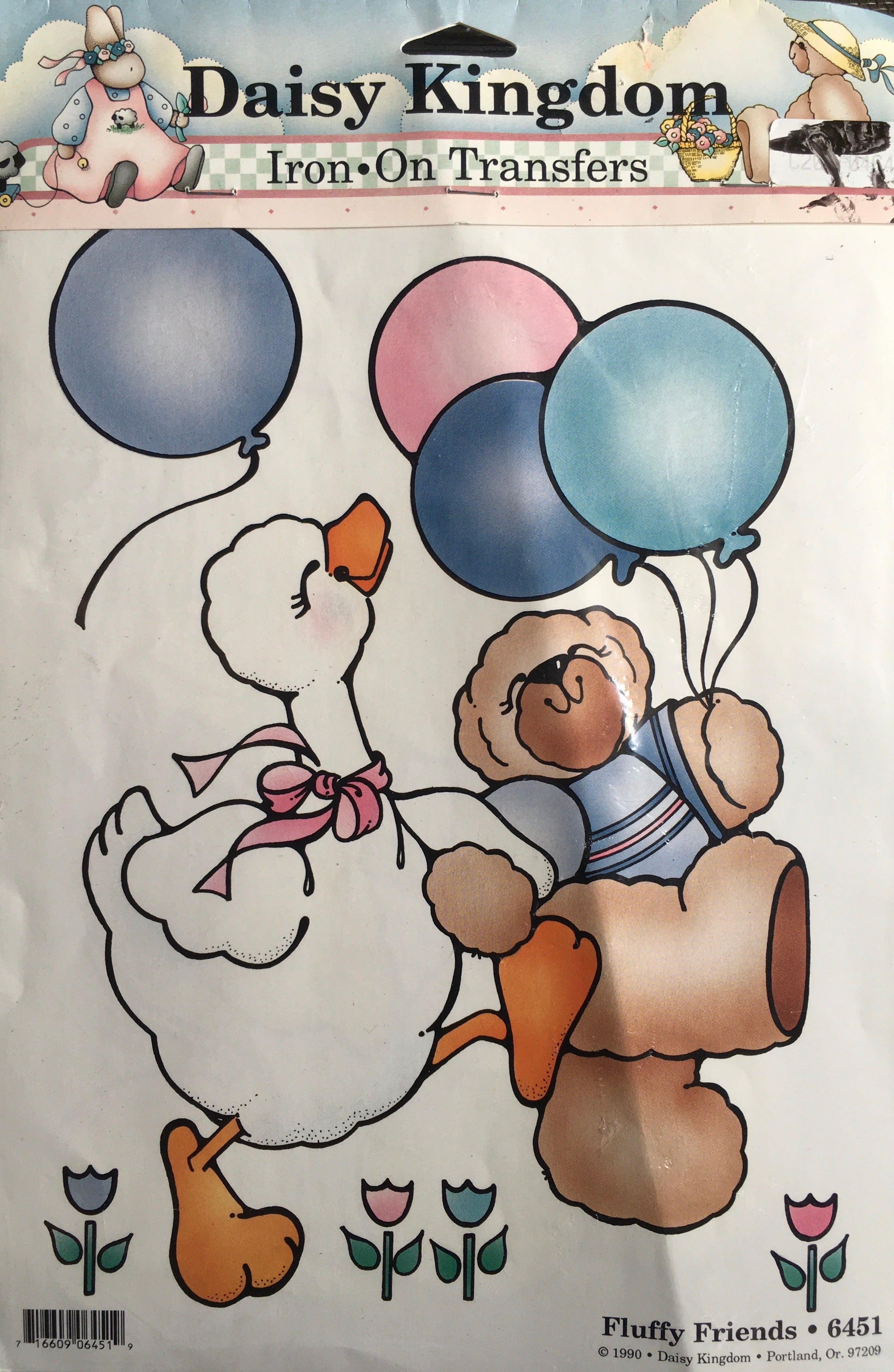 Daisy Kingdom Iron-On Transfer (Vintage) UNCUT