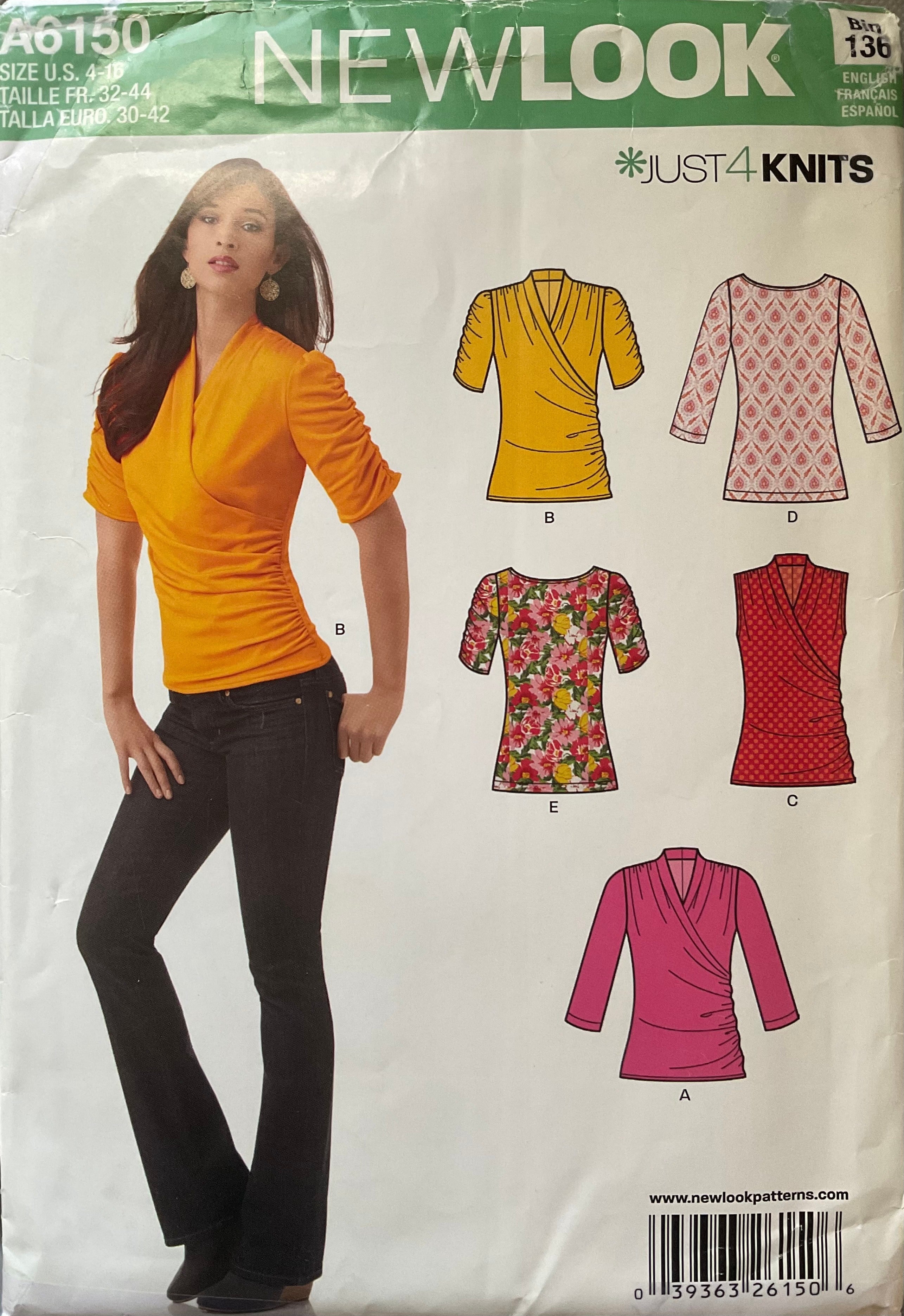 New Look 6150 Sewing Pattern (Vintage) UNCUT