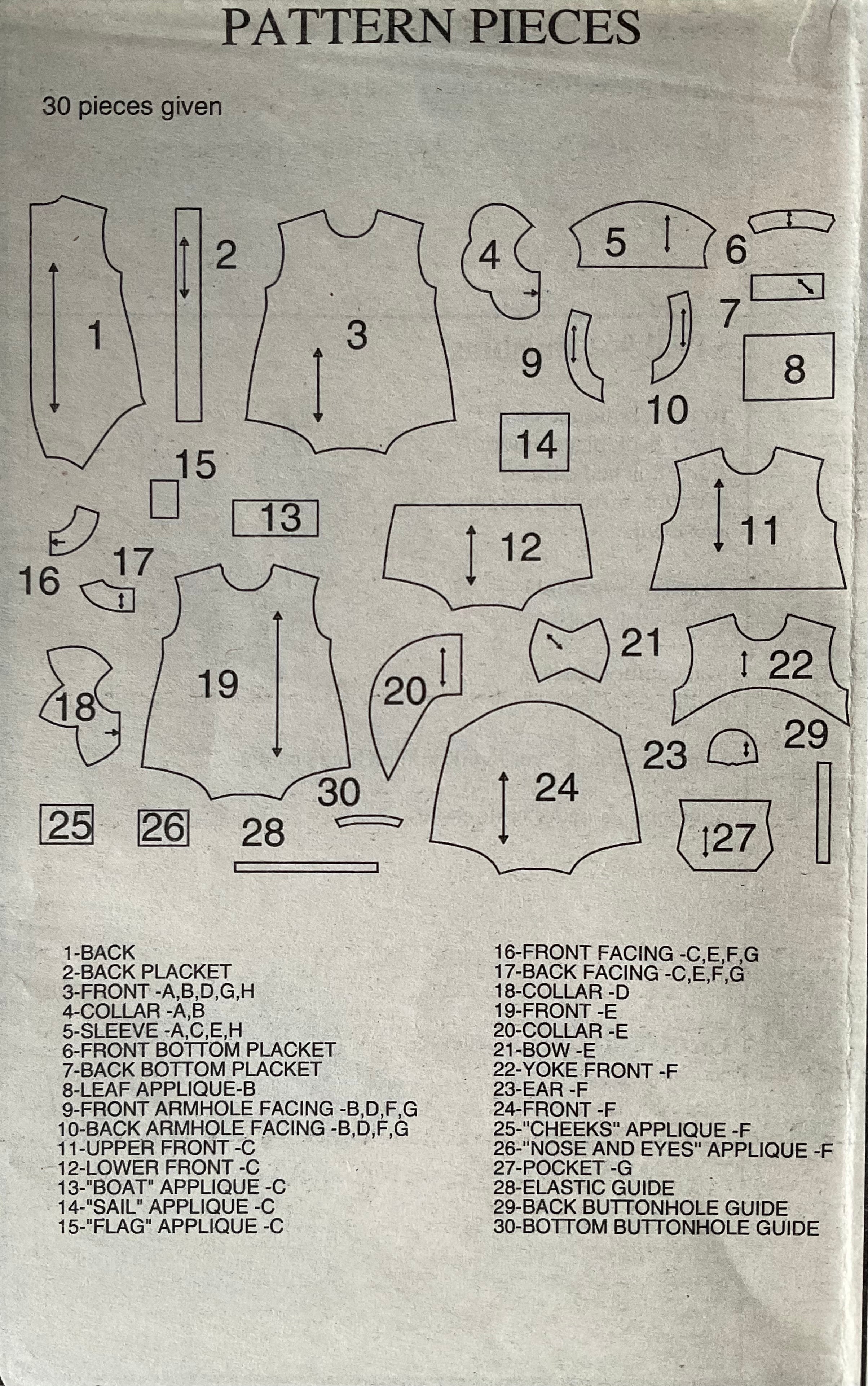 New Look 6399 Sewing Pattern (Vintage) CUT