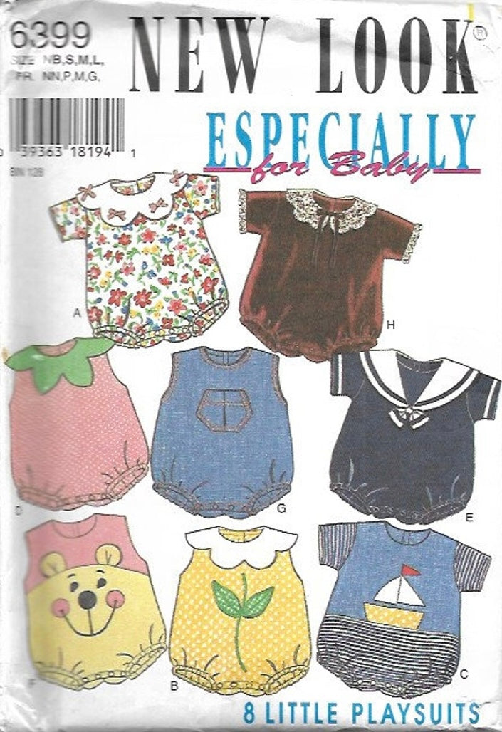 New Look 6399 Sewing Pattern (Vintage) CUT