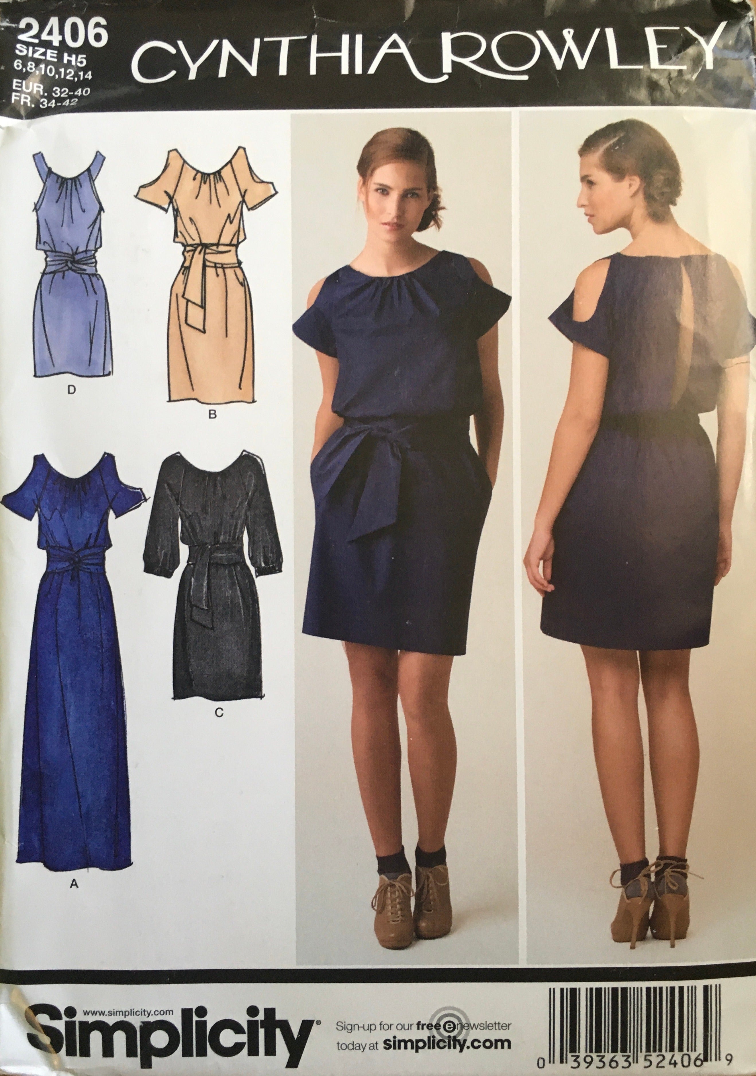 Simplicity 2406 Sewing Pattern UNCUT