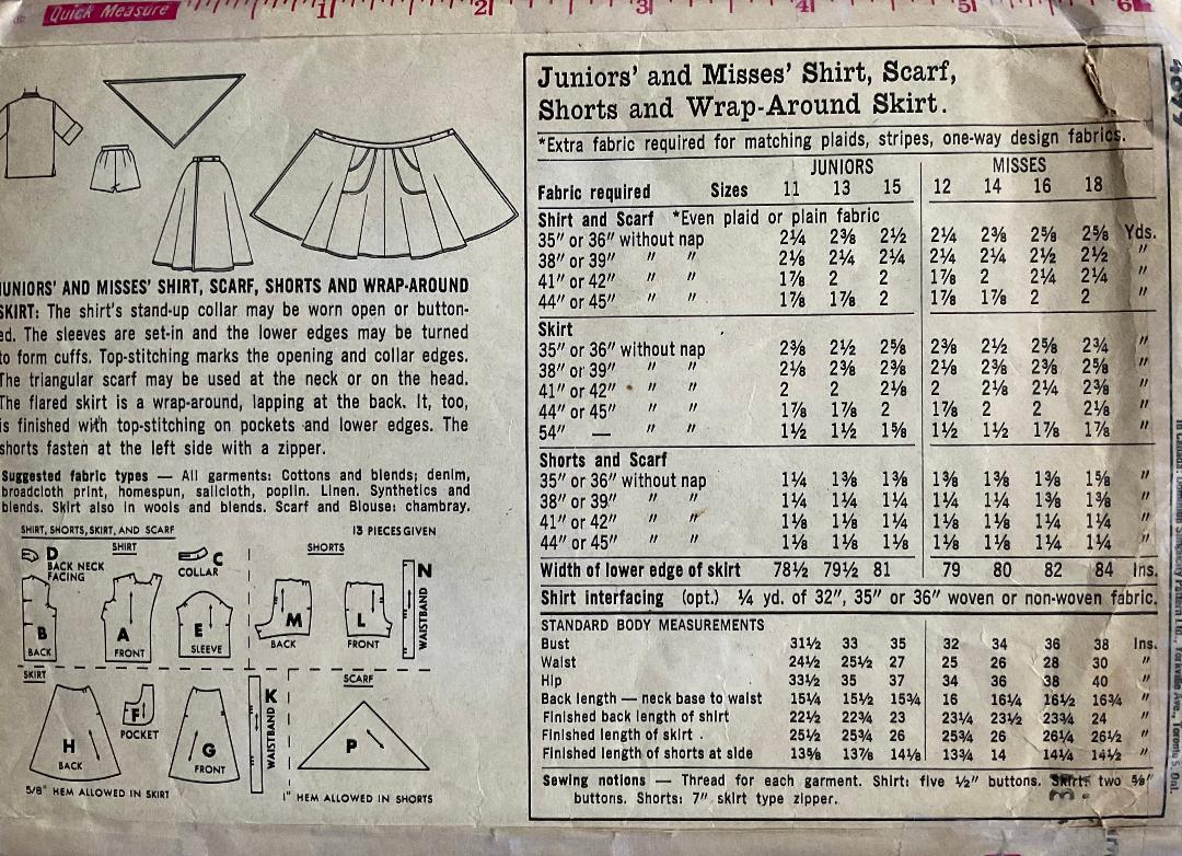 Simplicity 4899 Sewing Pattern (Vintage) CUT