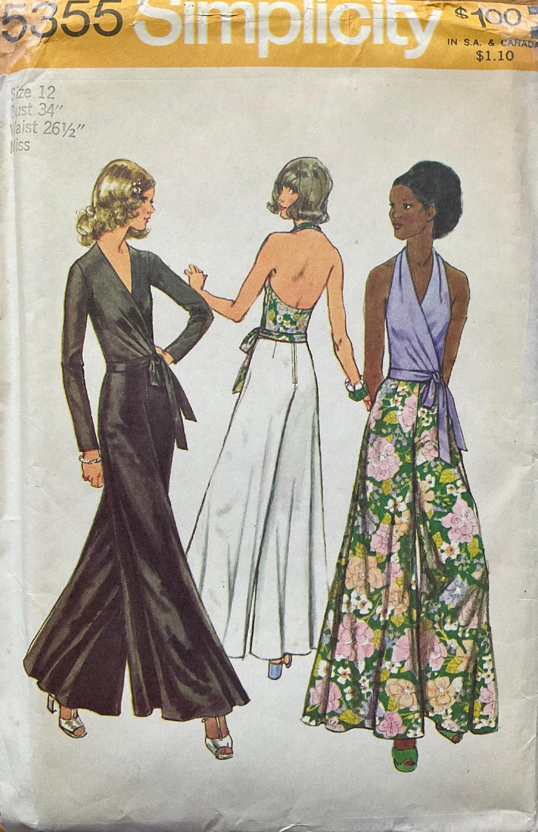 Simplicity 5355 Sewing Pattern (Vintage) UNCUT