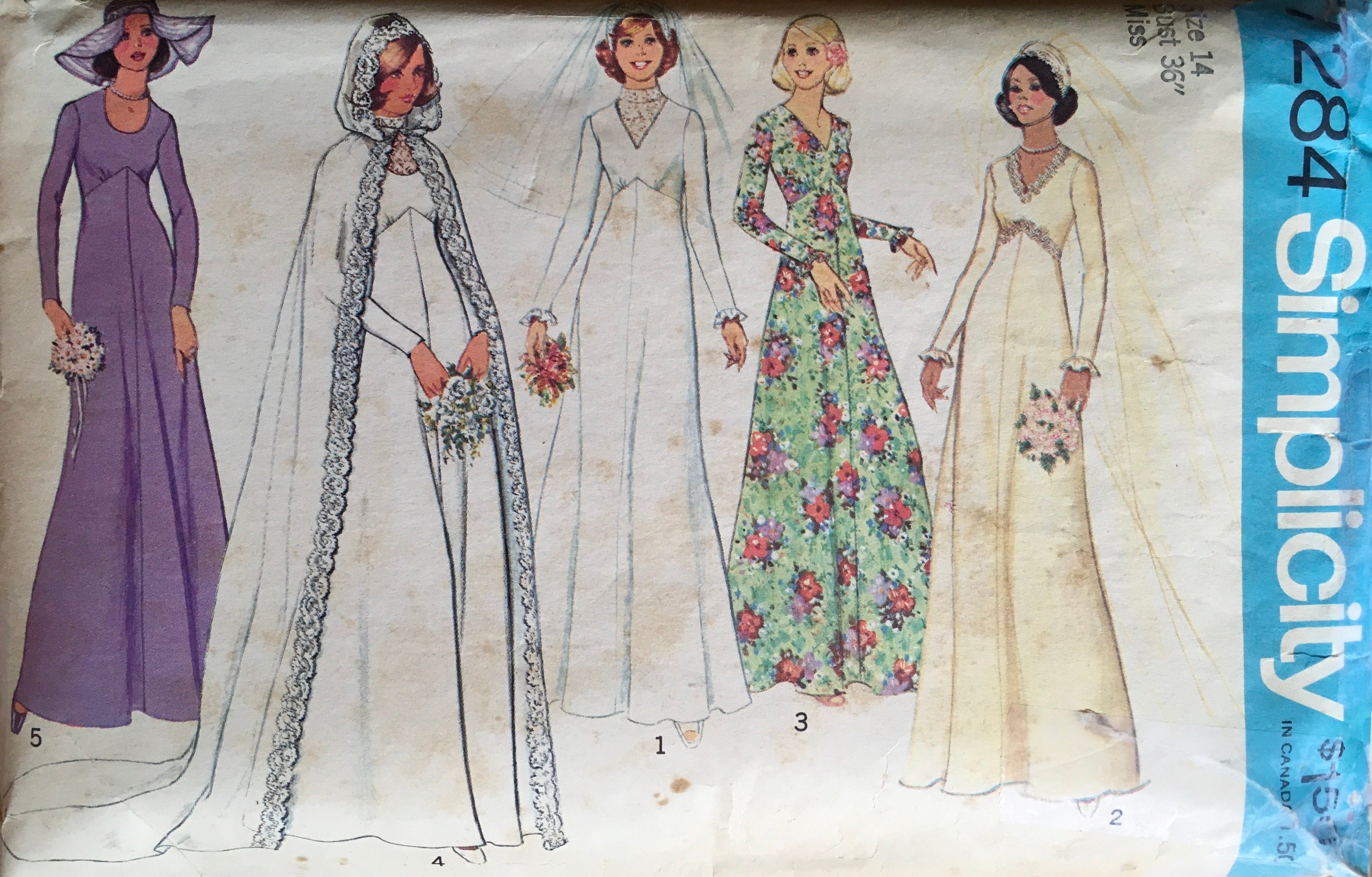 Simplicity 7284 Sewing Pattern (Vintage) CUT