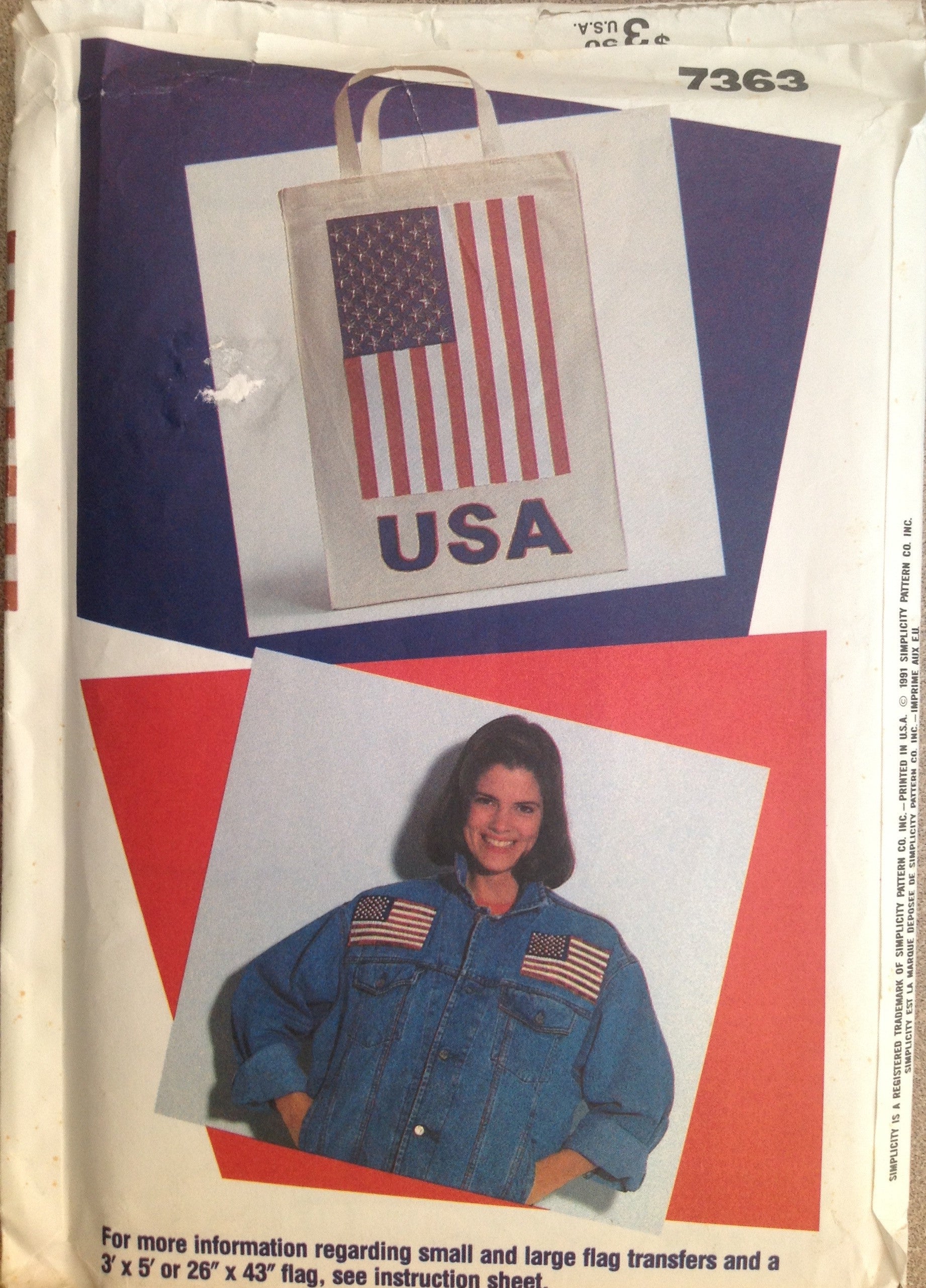 Simplicity 7363 Sewing Pattern (Vintage) UNCUT