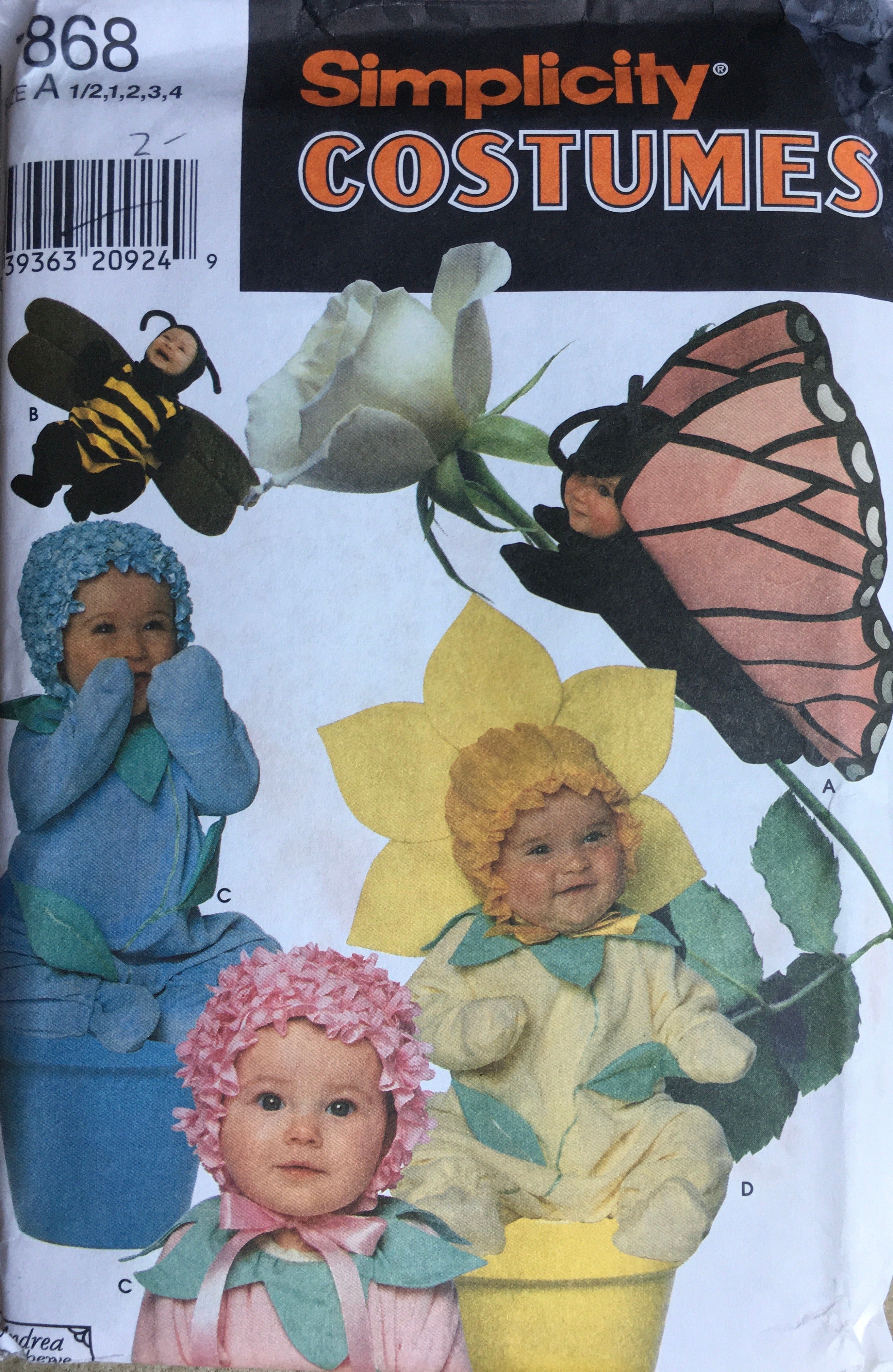Simplicity 7868 Sewing Pattern (Vintage) UNCUT/CUT