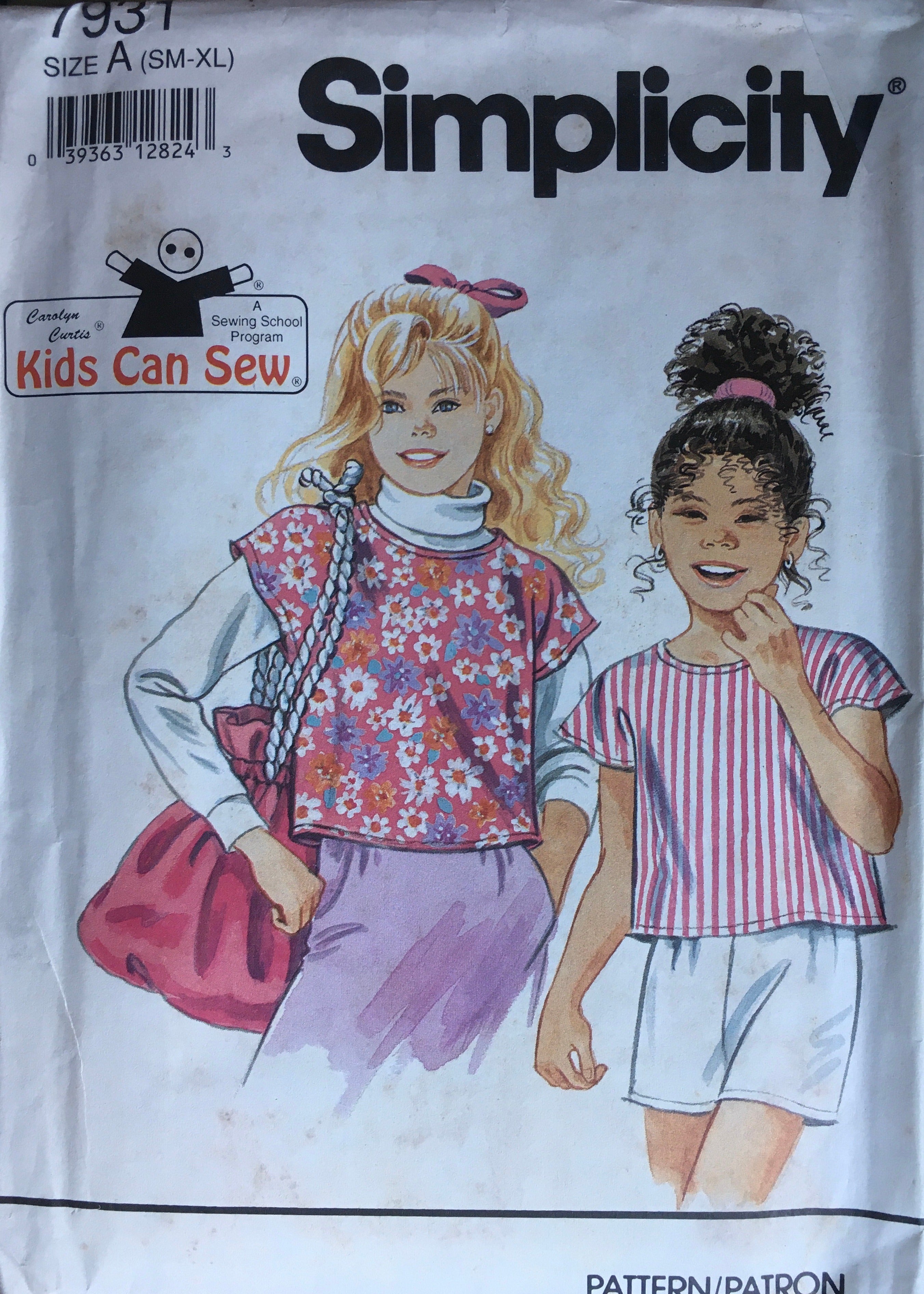 Simplicity 7931 Sewing Pattern (Vintage) UNCUT