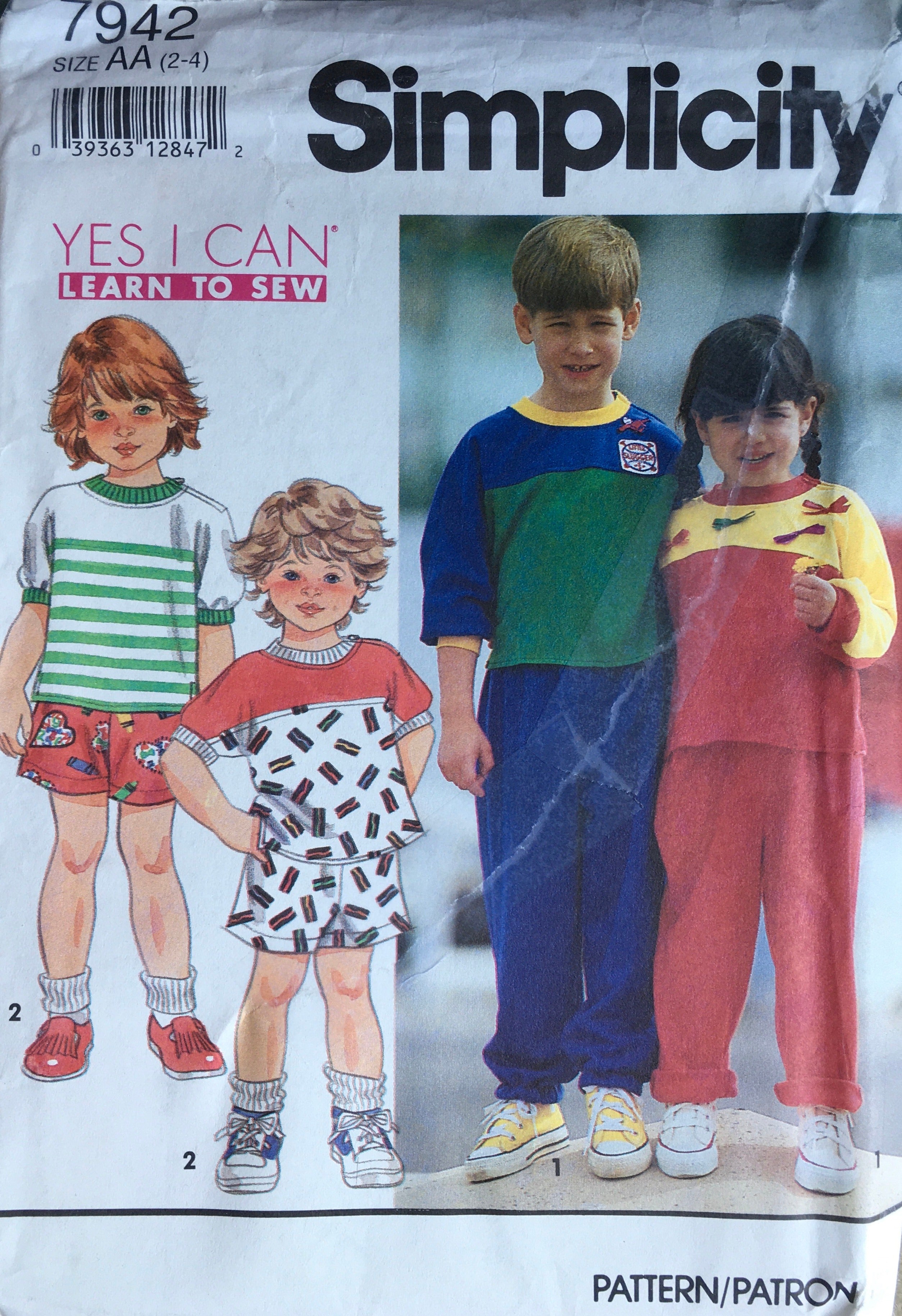 Simplicity 7942 Sewing Pattern (Vintage) UNCUT