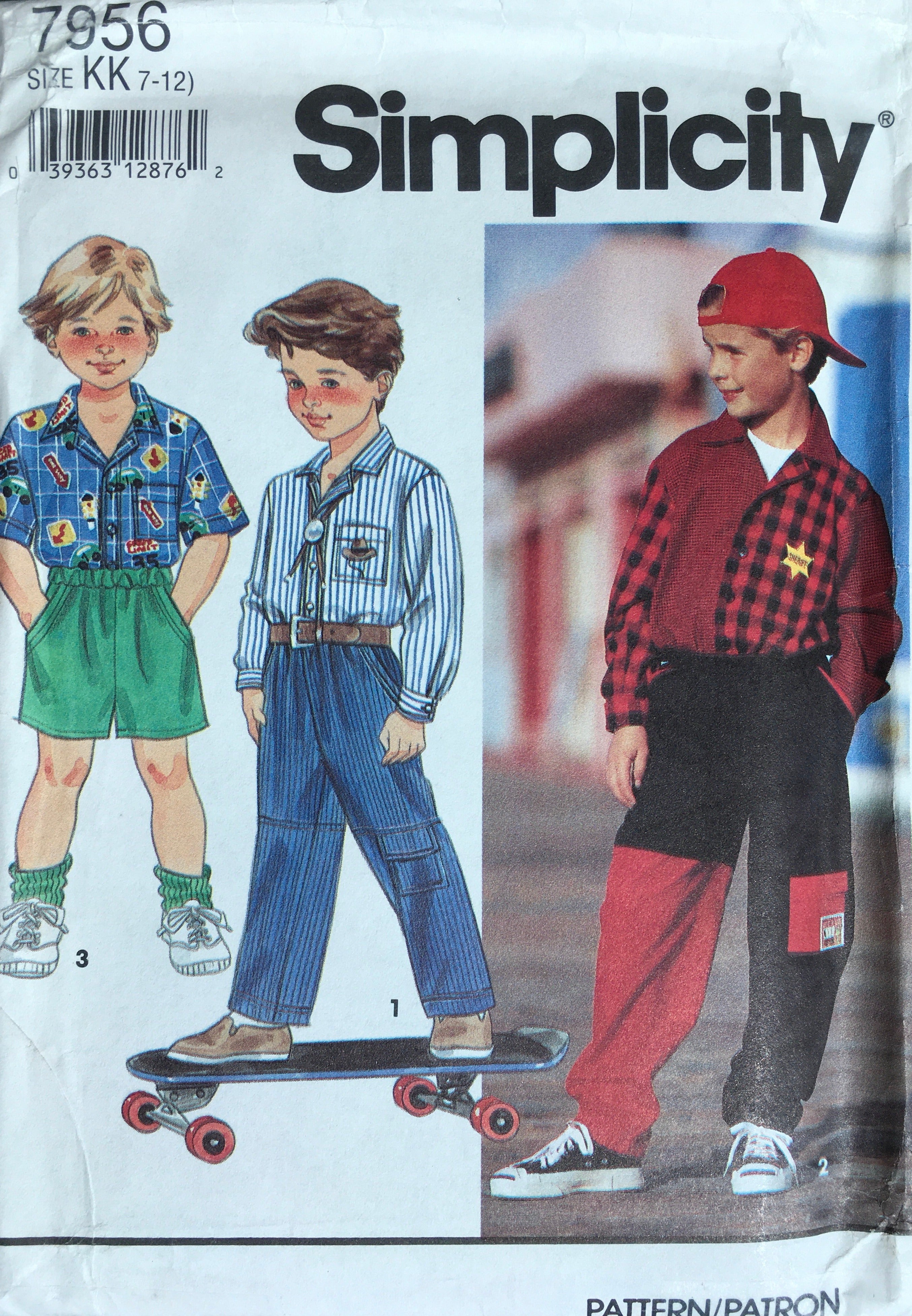 Simplicity 7956 Sewing Pattern (Vintage) UNCUT/CUT