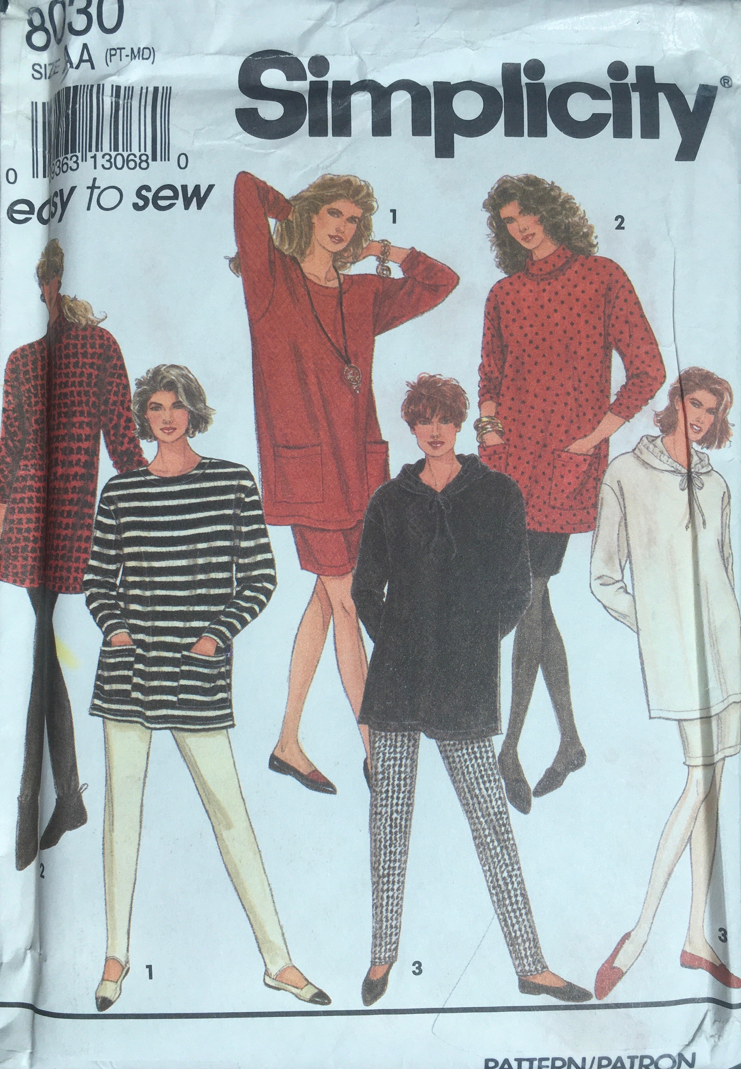 Simplicity 8030 Sewing Pattern (Vintage) UNCUT