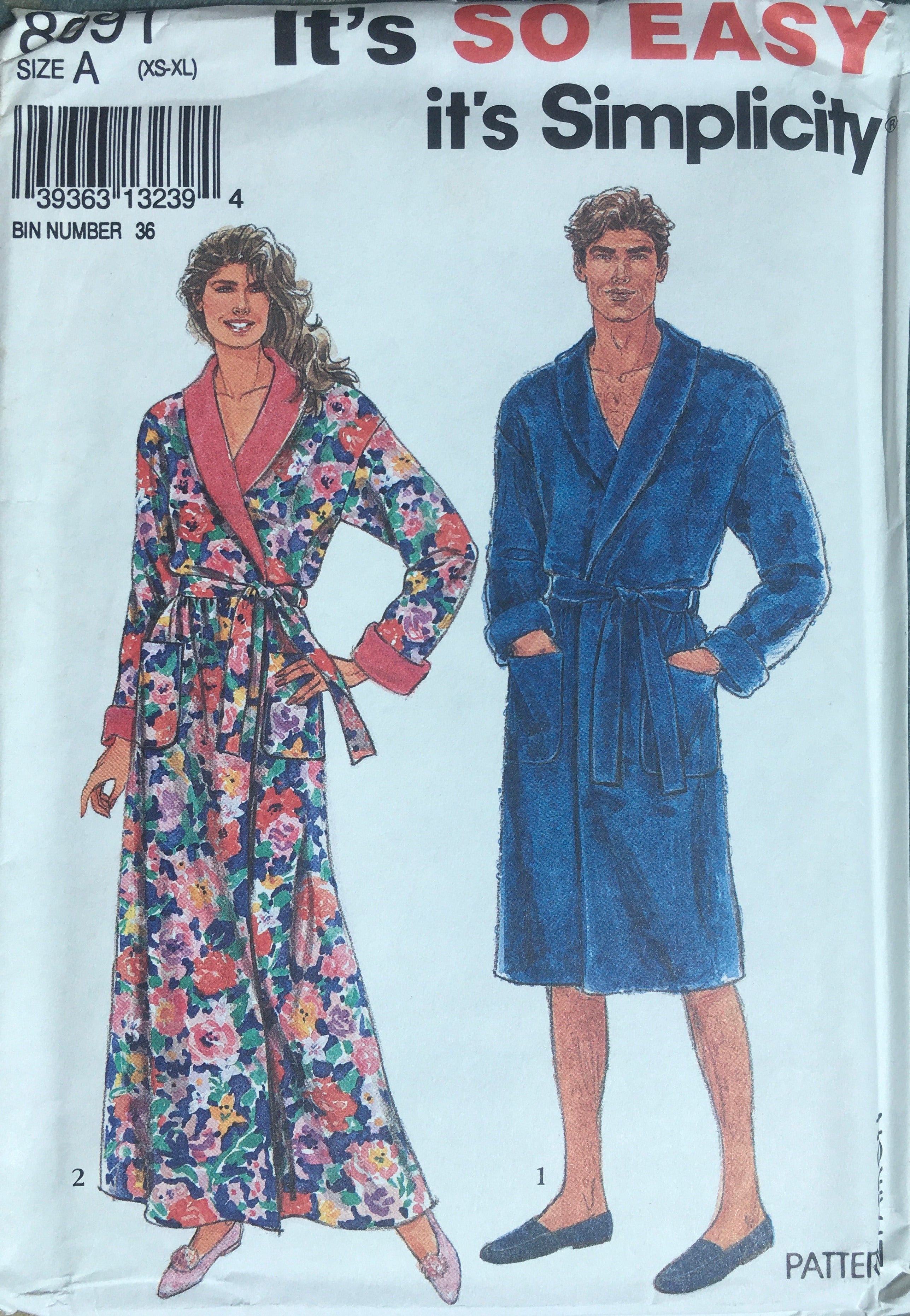 Simplicity 8091 Sewing Pattern (Vintage) UNCUT/CUT