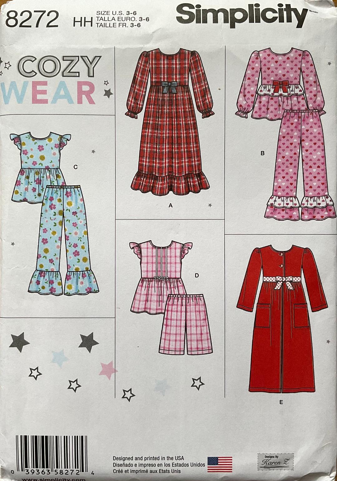 Simplicity 8272 Sewing Pattern (Vintage) UNCUT