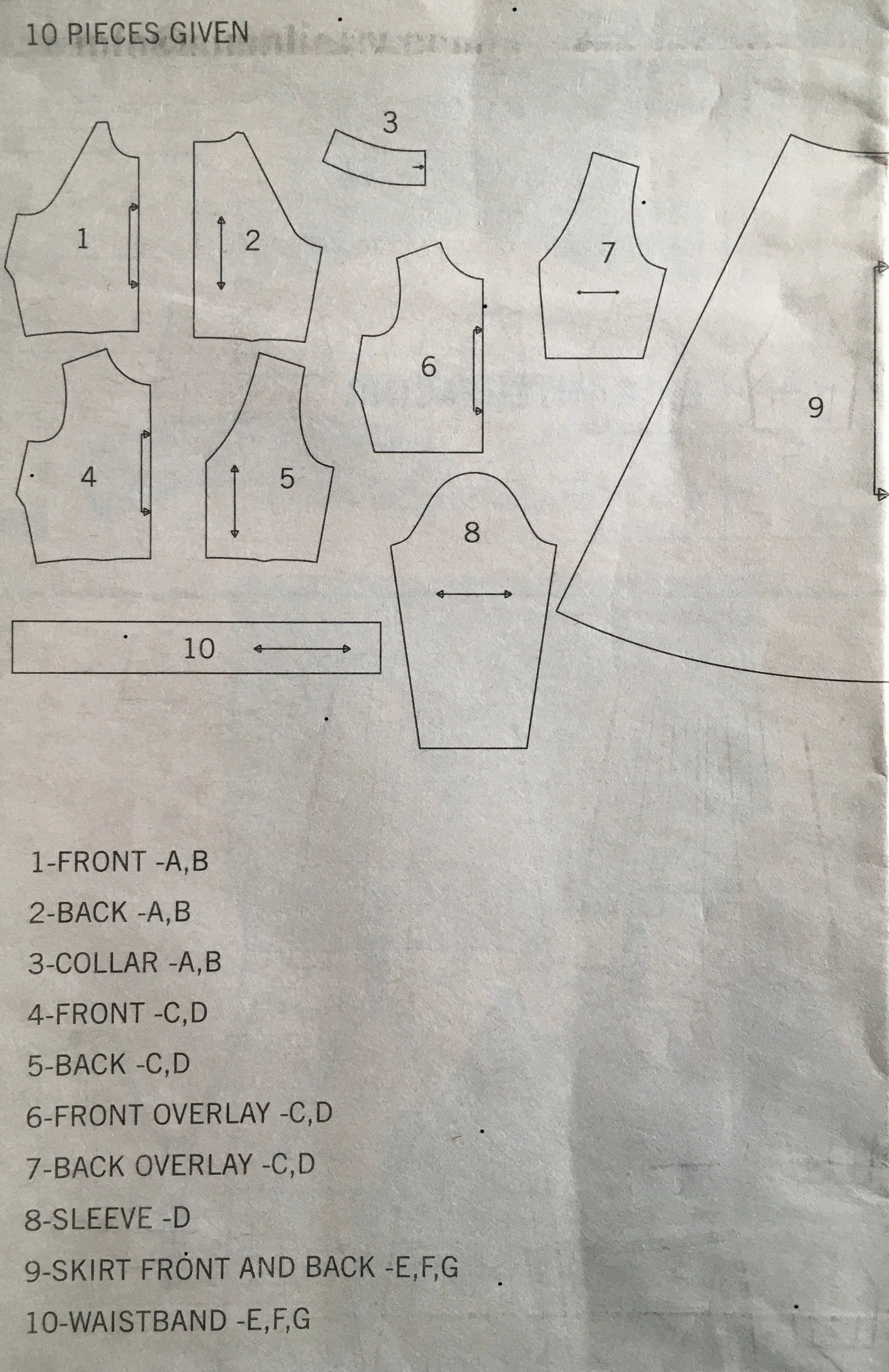 Simplicity 8328 Sewing Pattern CUT