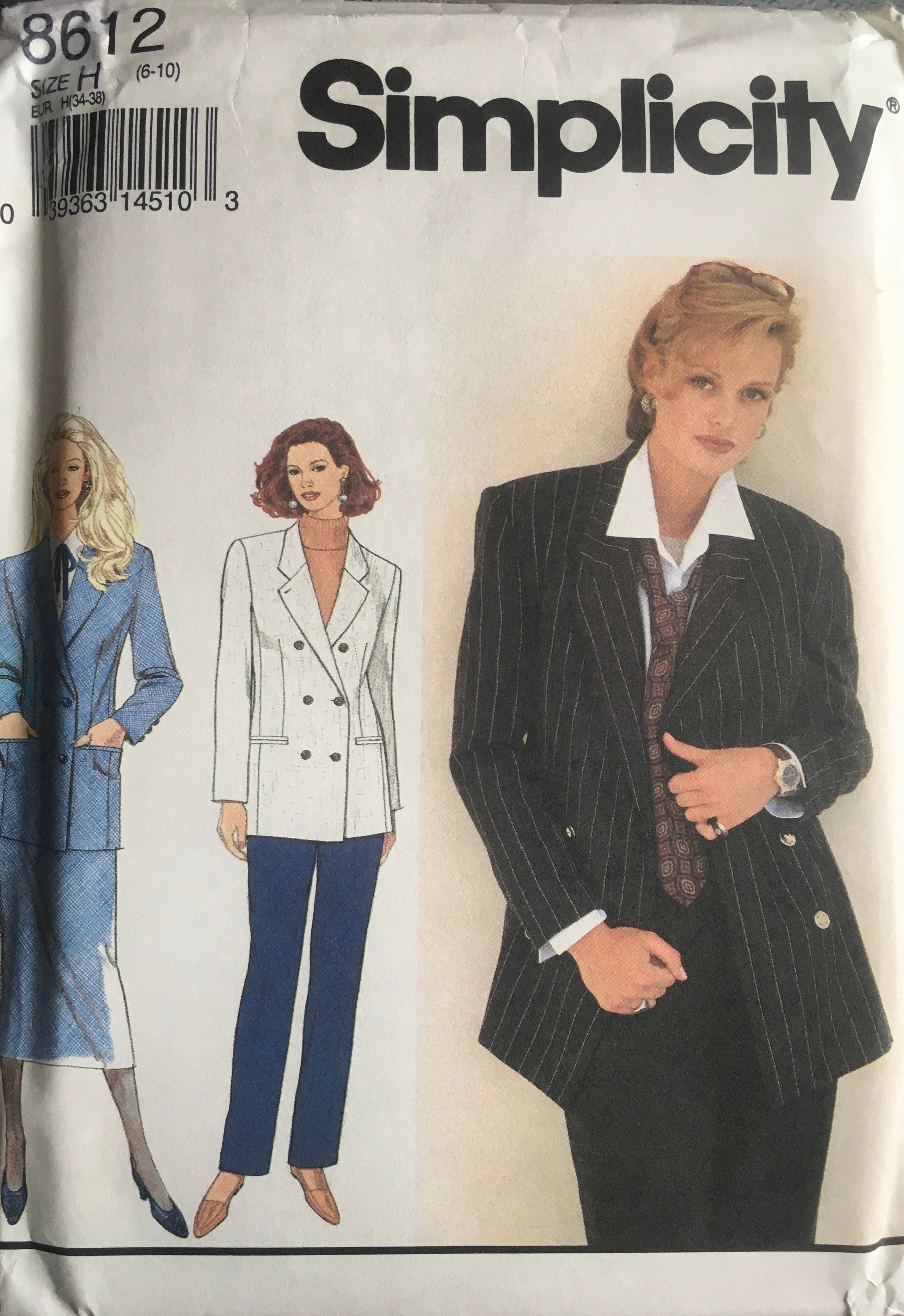 Simplicity 8612 Sewing Pattern (Vintage) UNCUT