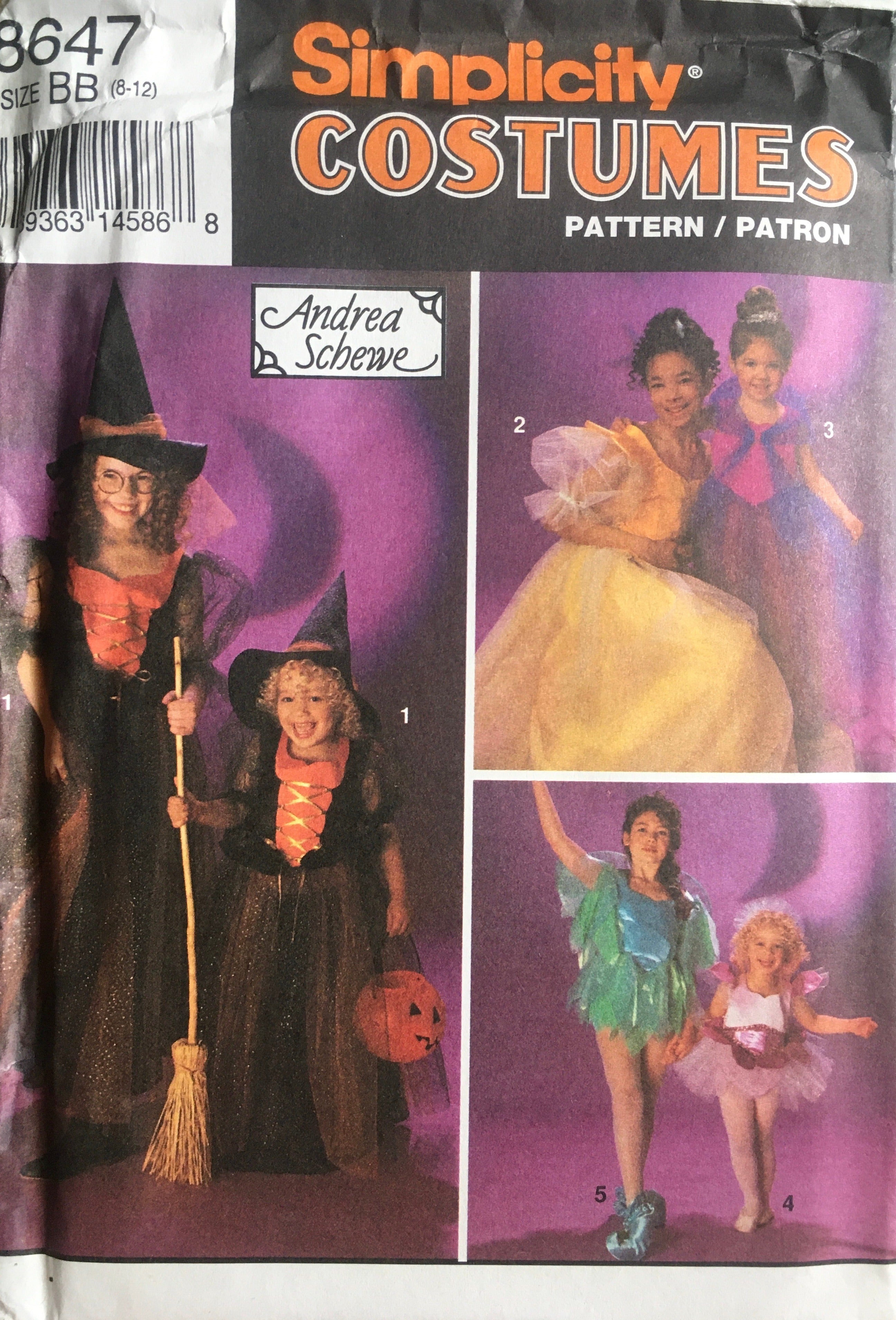Simplicity 8647 Sewing Pattern (Vintage) UNCUT