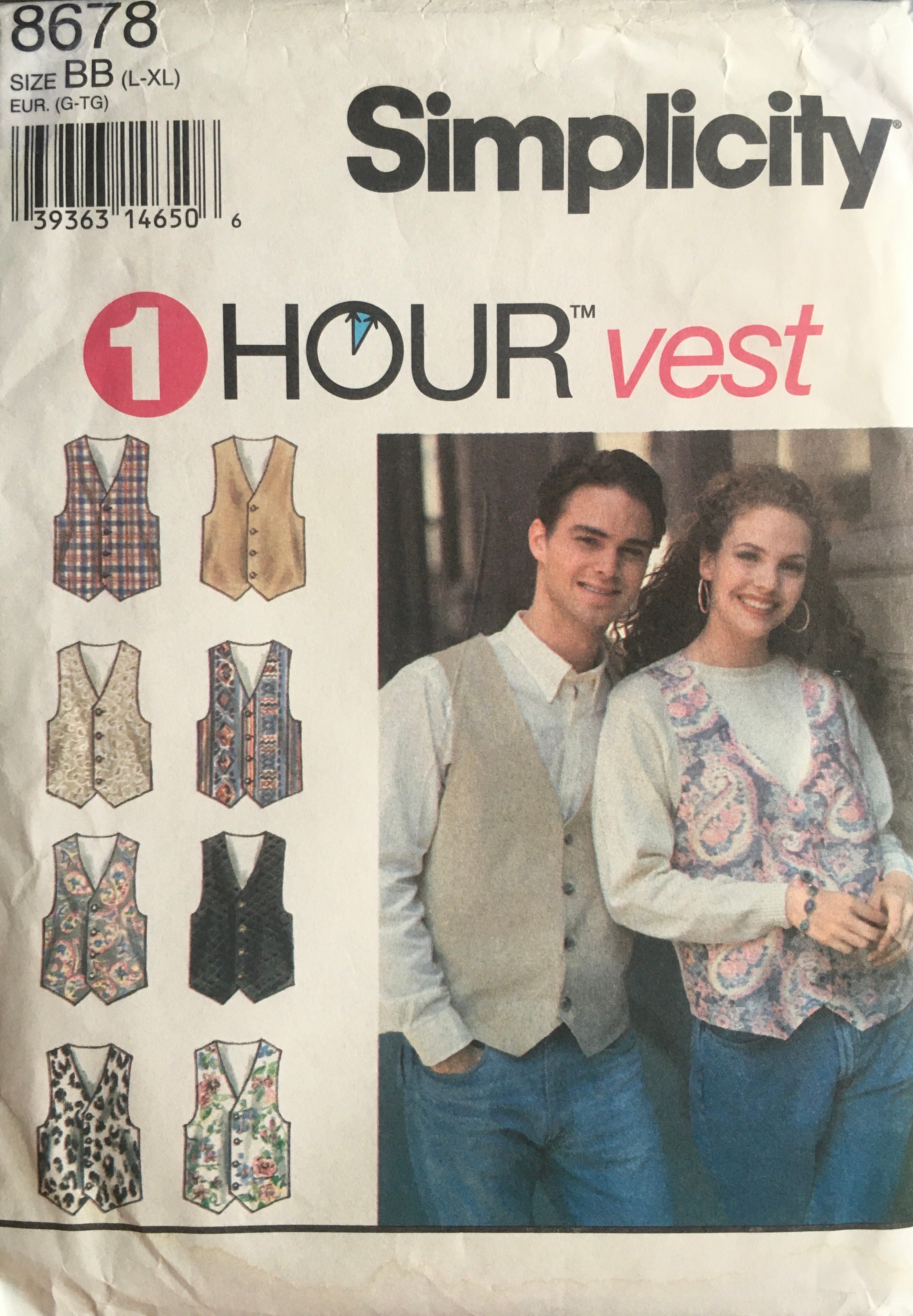 Simplicity 8678 Sewing Pattern (Vintage) UNCUT