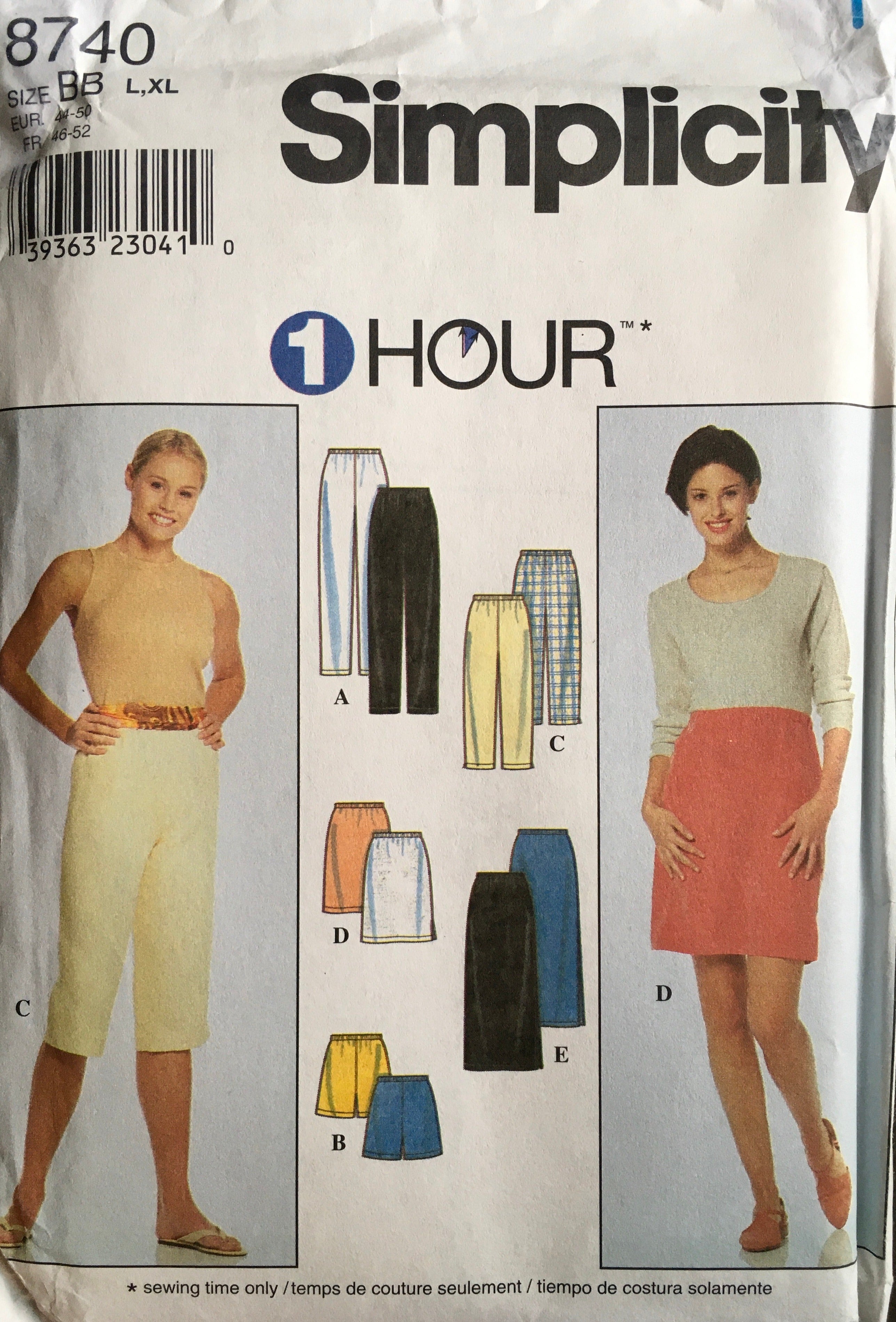 Simplicity 8740 Sewing Pattern (Vintage) UNCUT