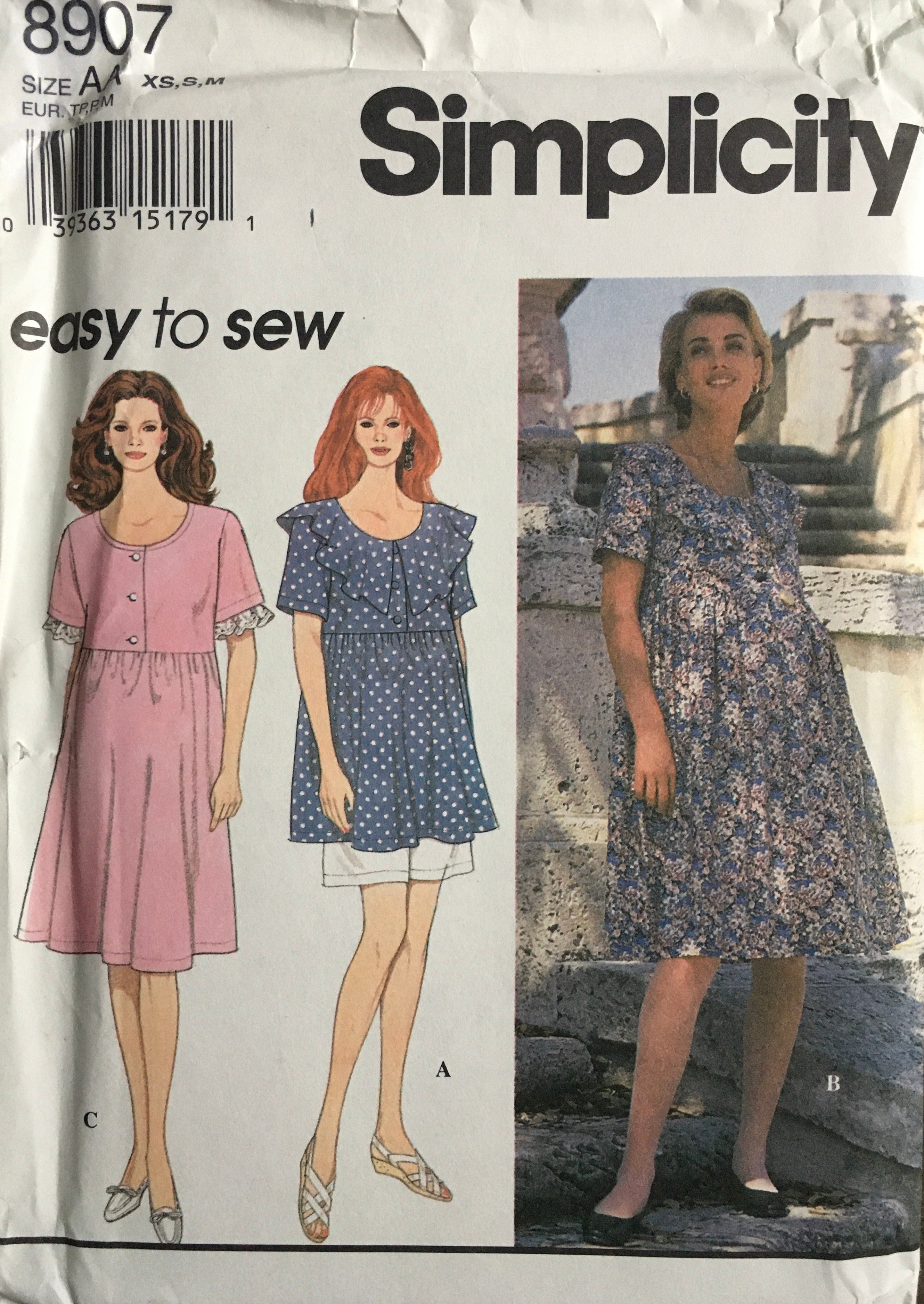 Simplicity 8907 Sewing Pattern (Vintage) UNCUT
