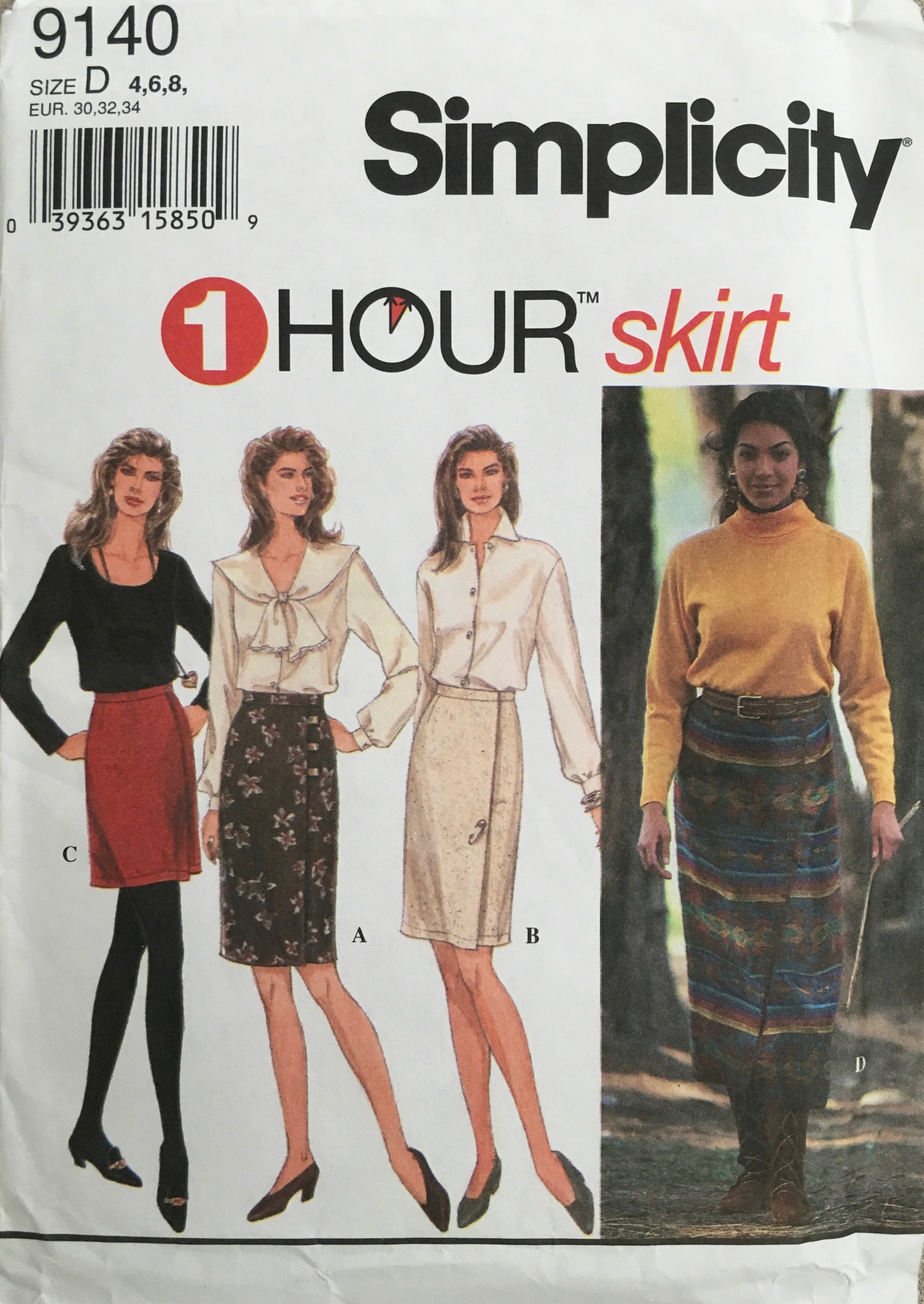 Simplicity 9140 Sewing Pattern (Vintage) UNCUT