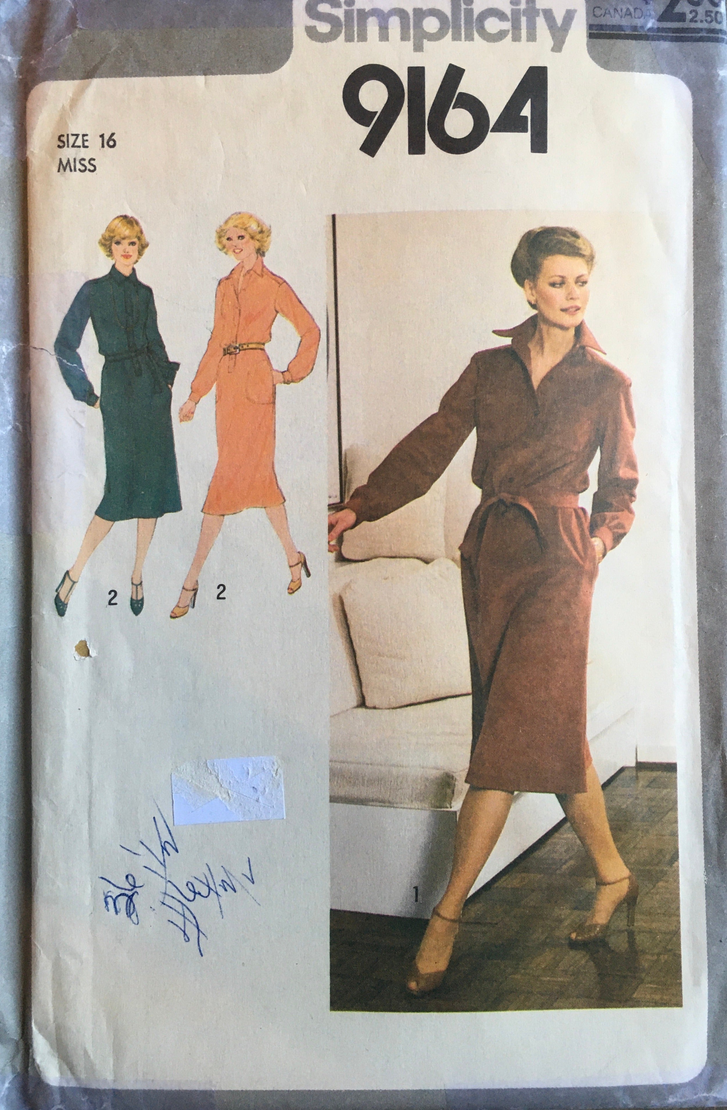 Simplicity 9164 Sewing Pattern (Vintage) UNCUT