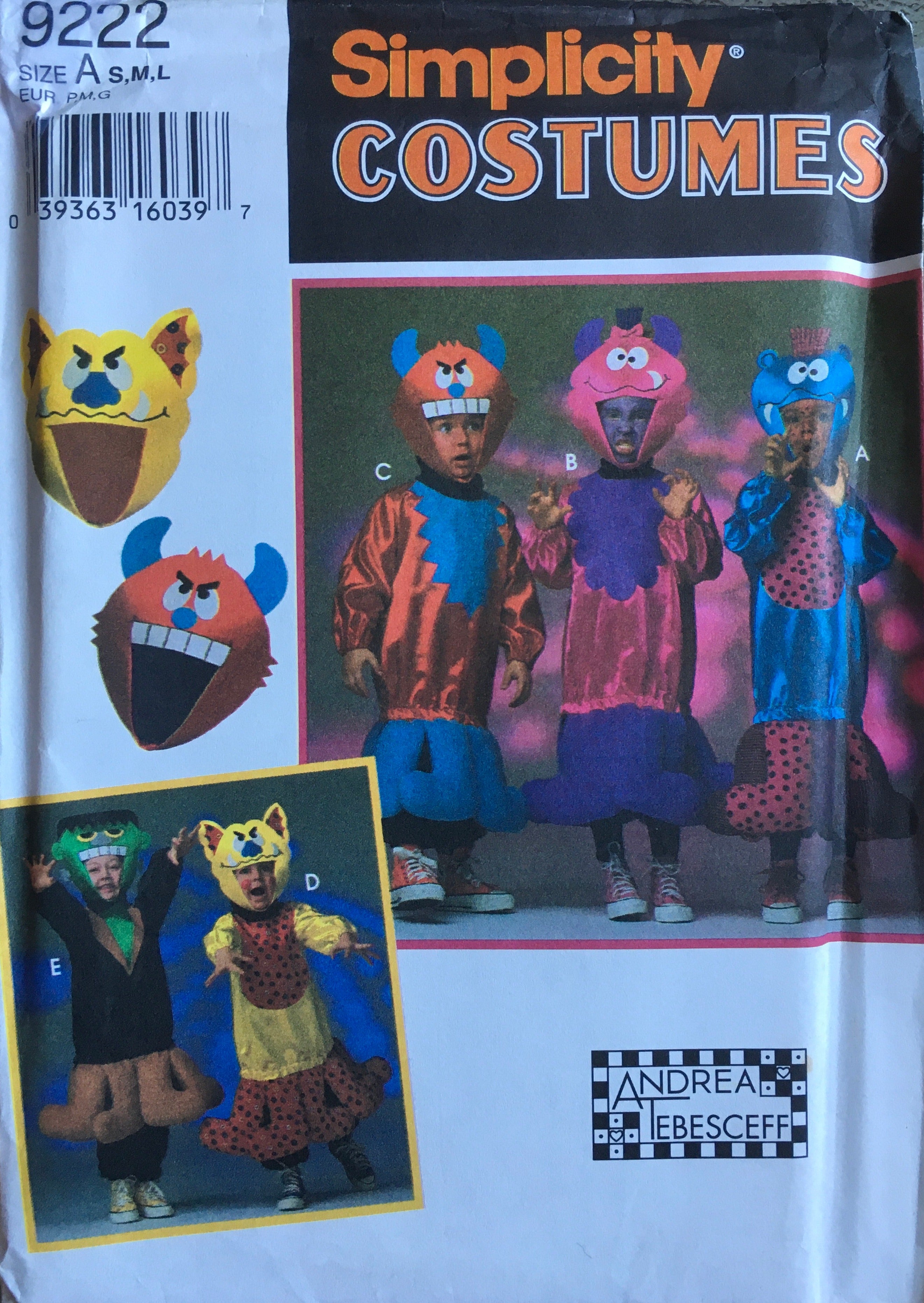Simplicity 9222 Sewing Pattern (Vintage) UNCUT