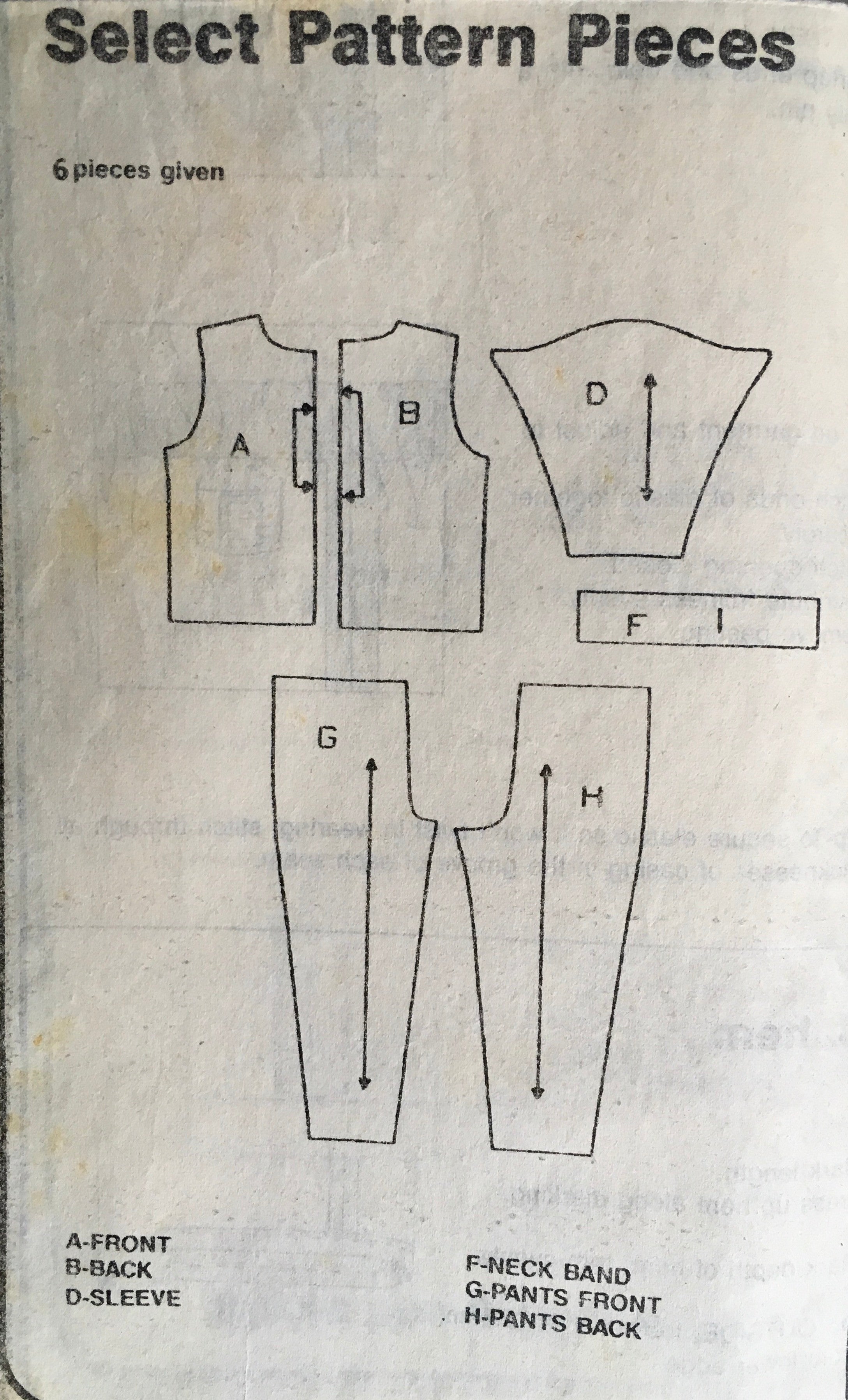 Simplicity 9300 Sewing Pattern (Vintage) CUT