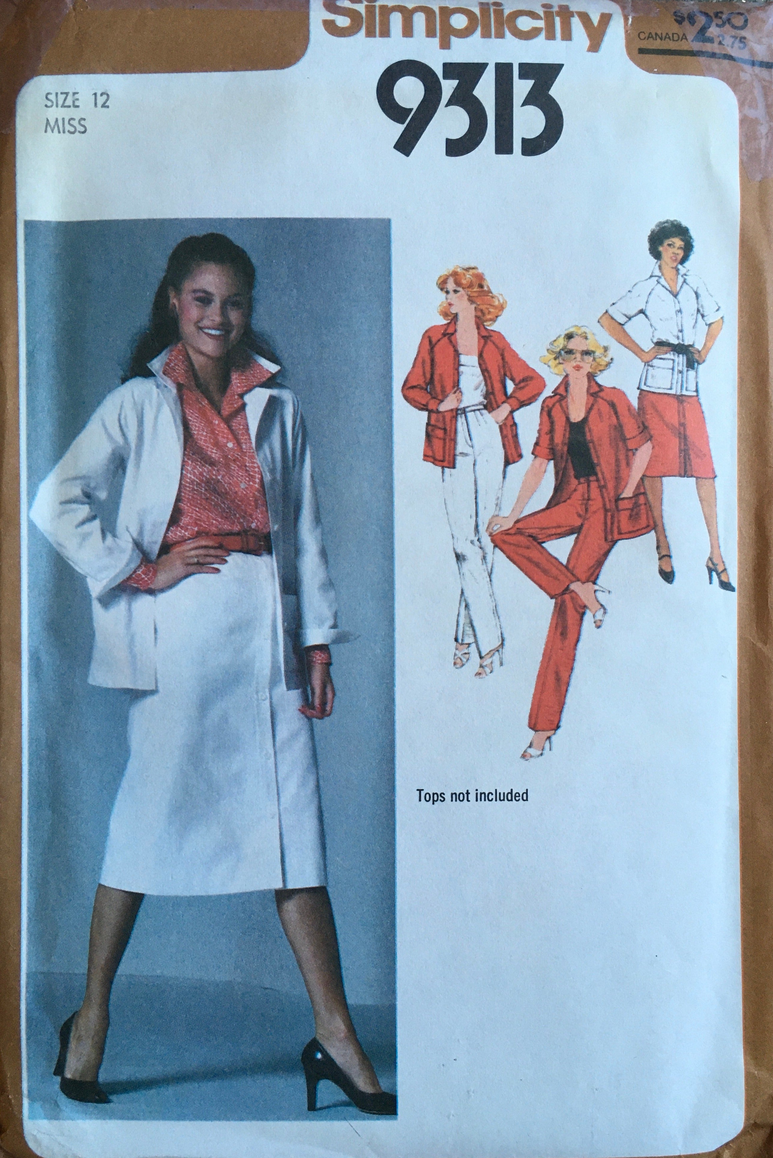 Simplicity 9313 Sewing Pattern (Vintage) UNCUT/CUT