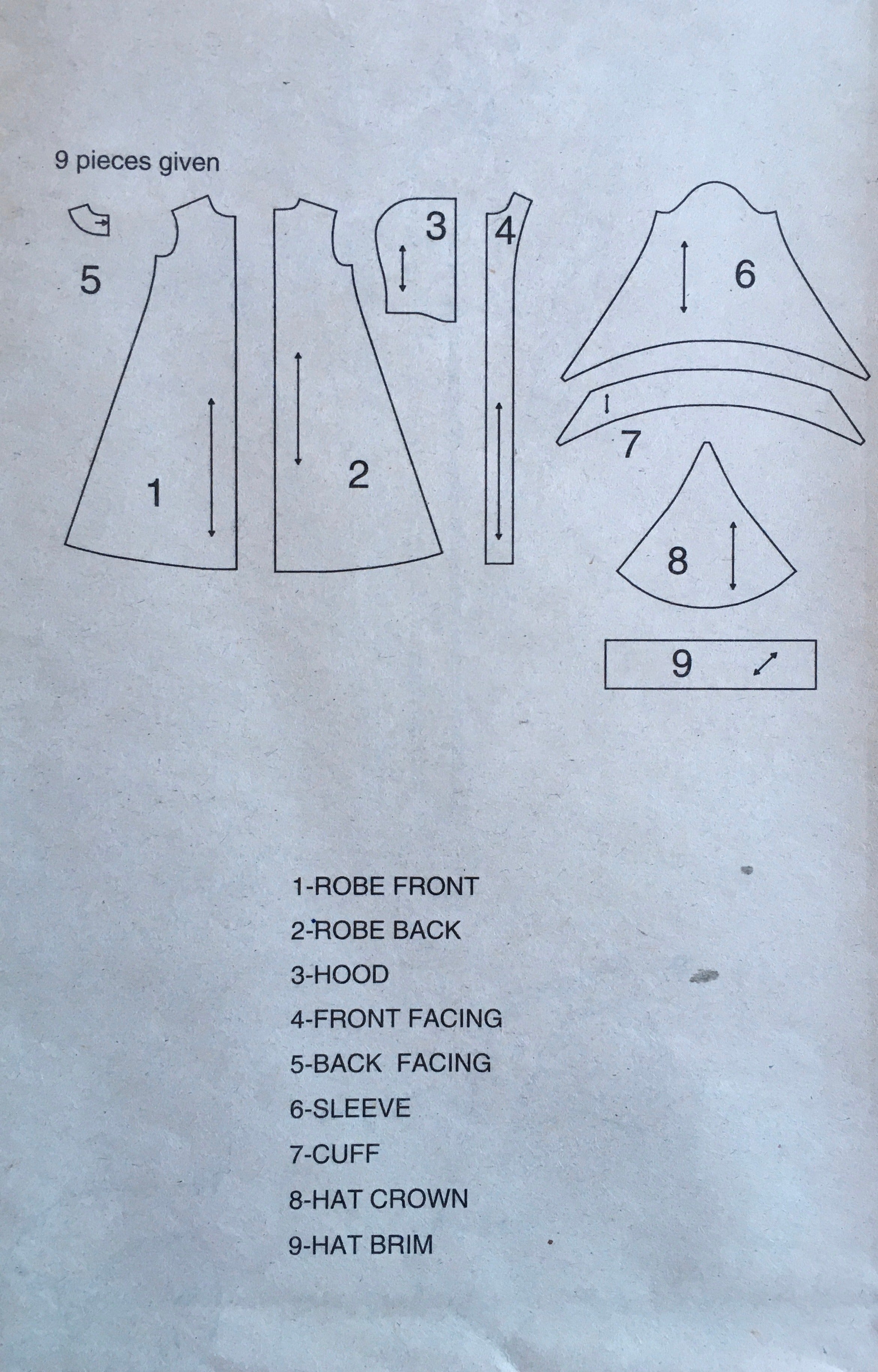 Simplicity 9372 Sewing Pattern (Vintage) CUT