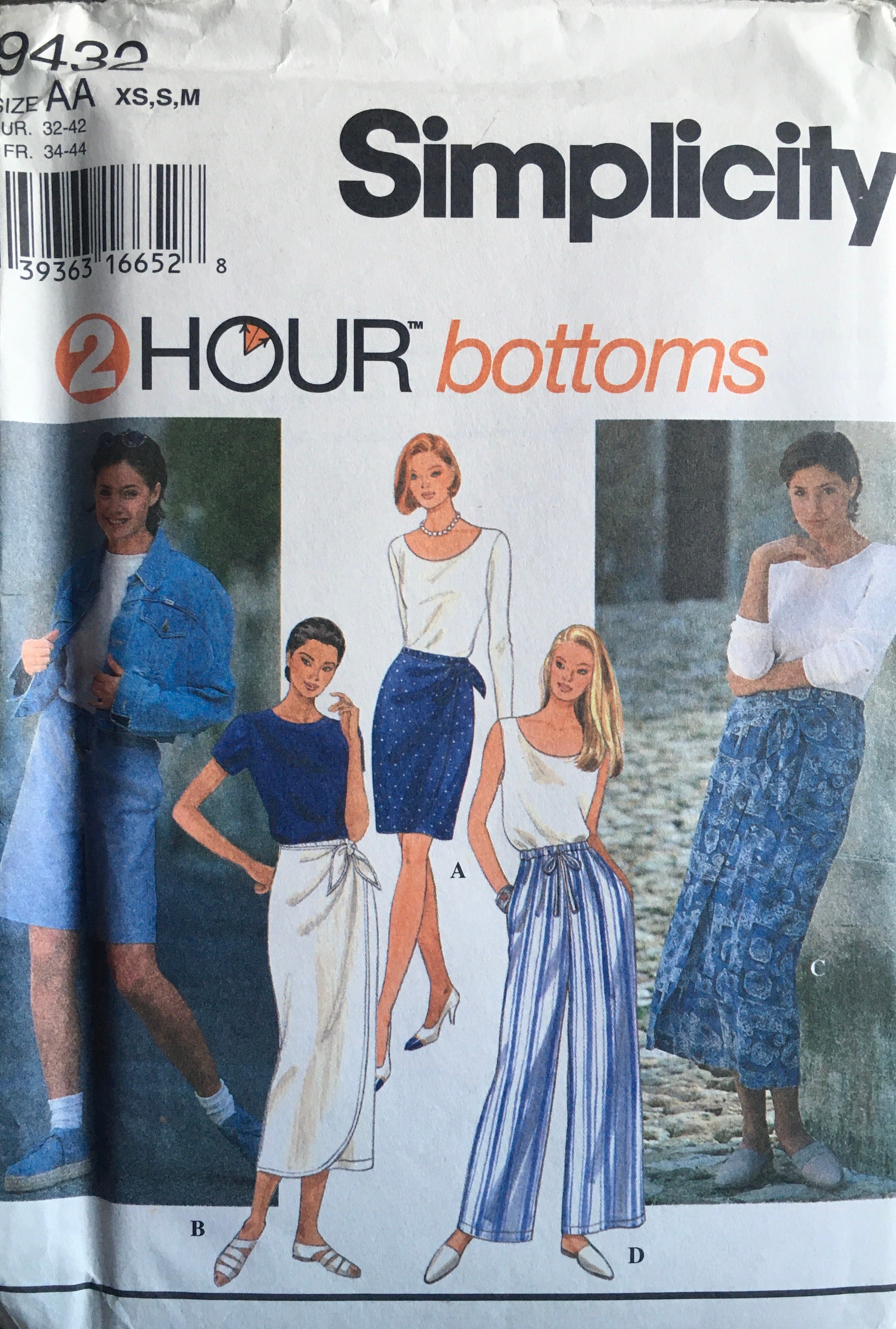 Simplicity 9432 Sewing Pattern (Vintage) UNCUT