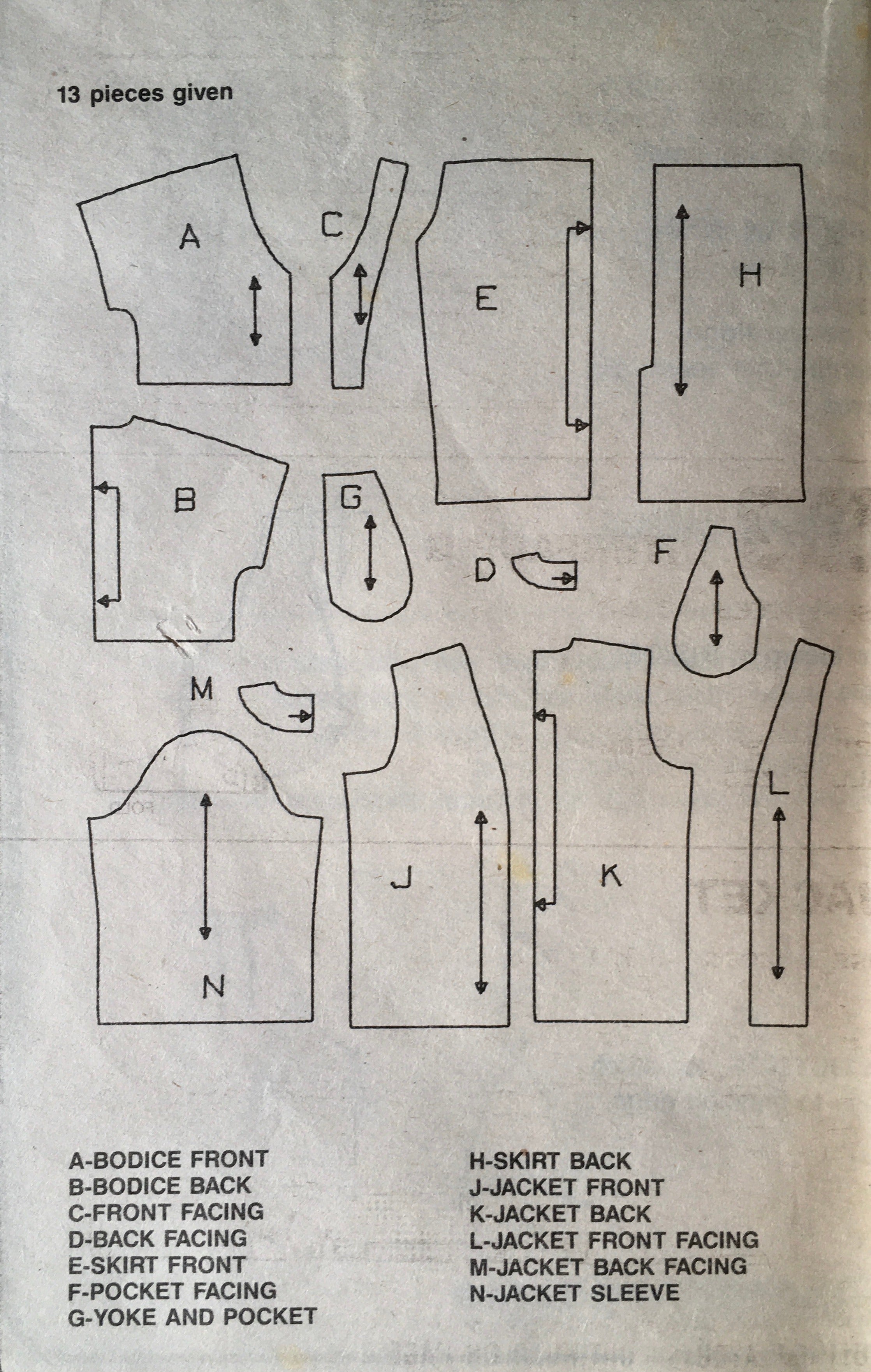 Simplicity 9511 Sewing Pattern (Vintage) CUT