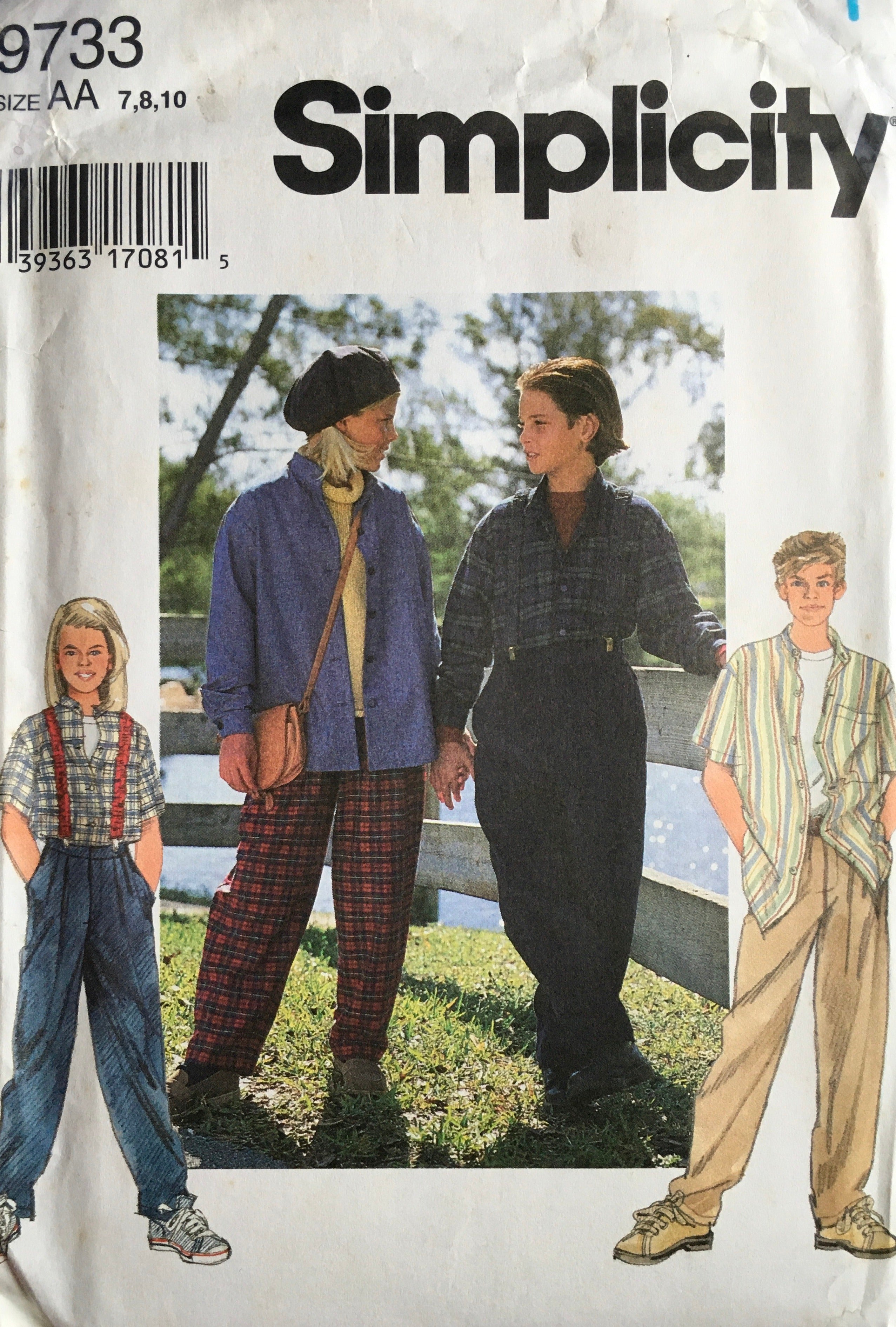 Simplicity 9733 Sewing Pattern (Vintage) UNCUT