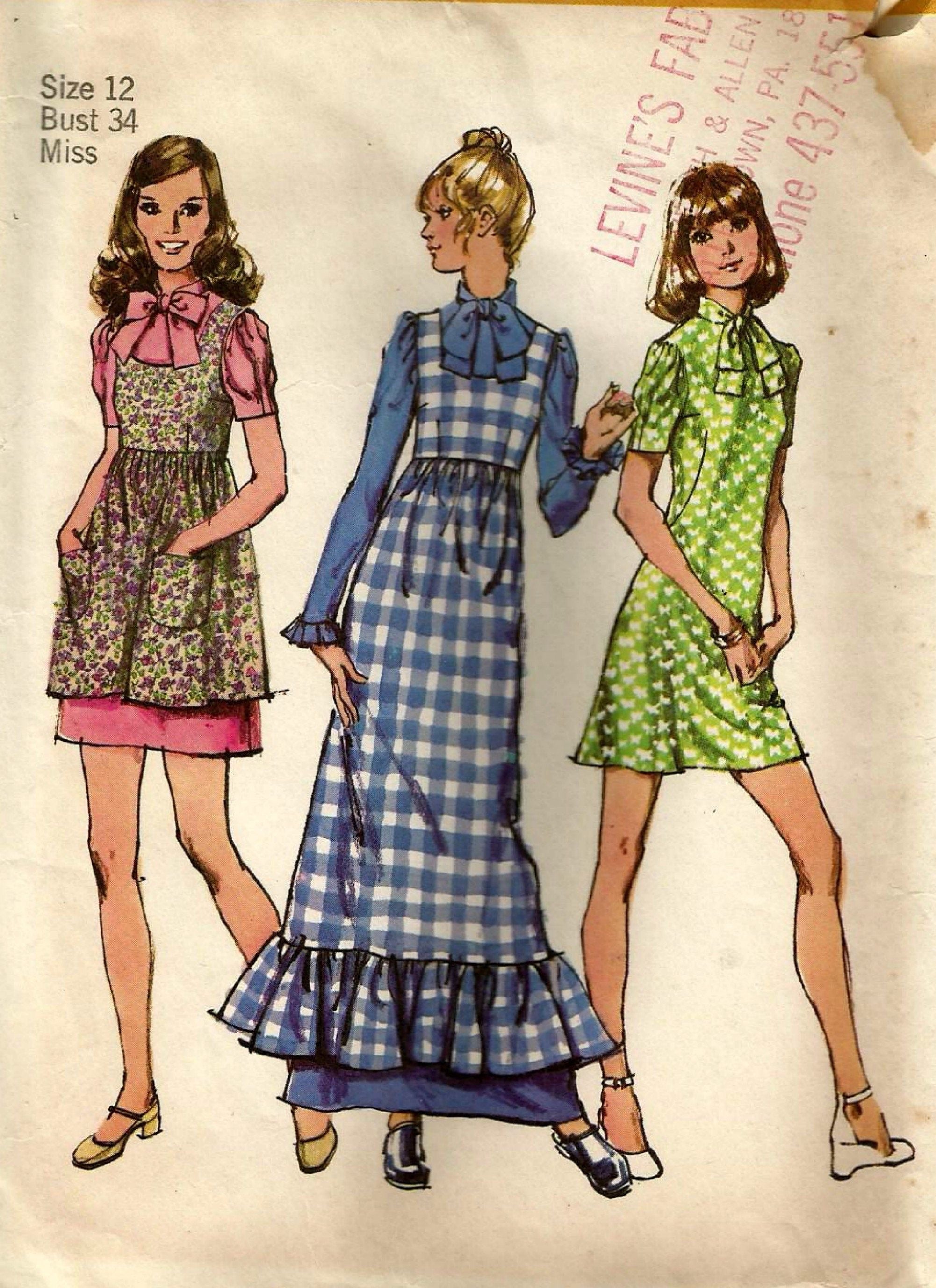 Simplicity 9769 Sewing Pattern (Vintage) CUT