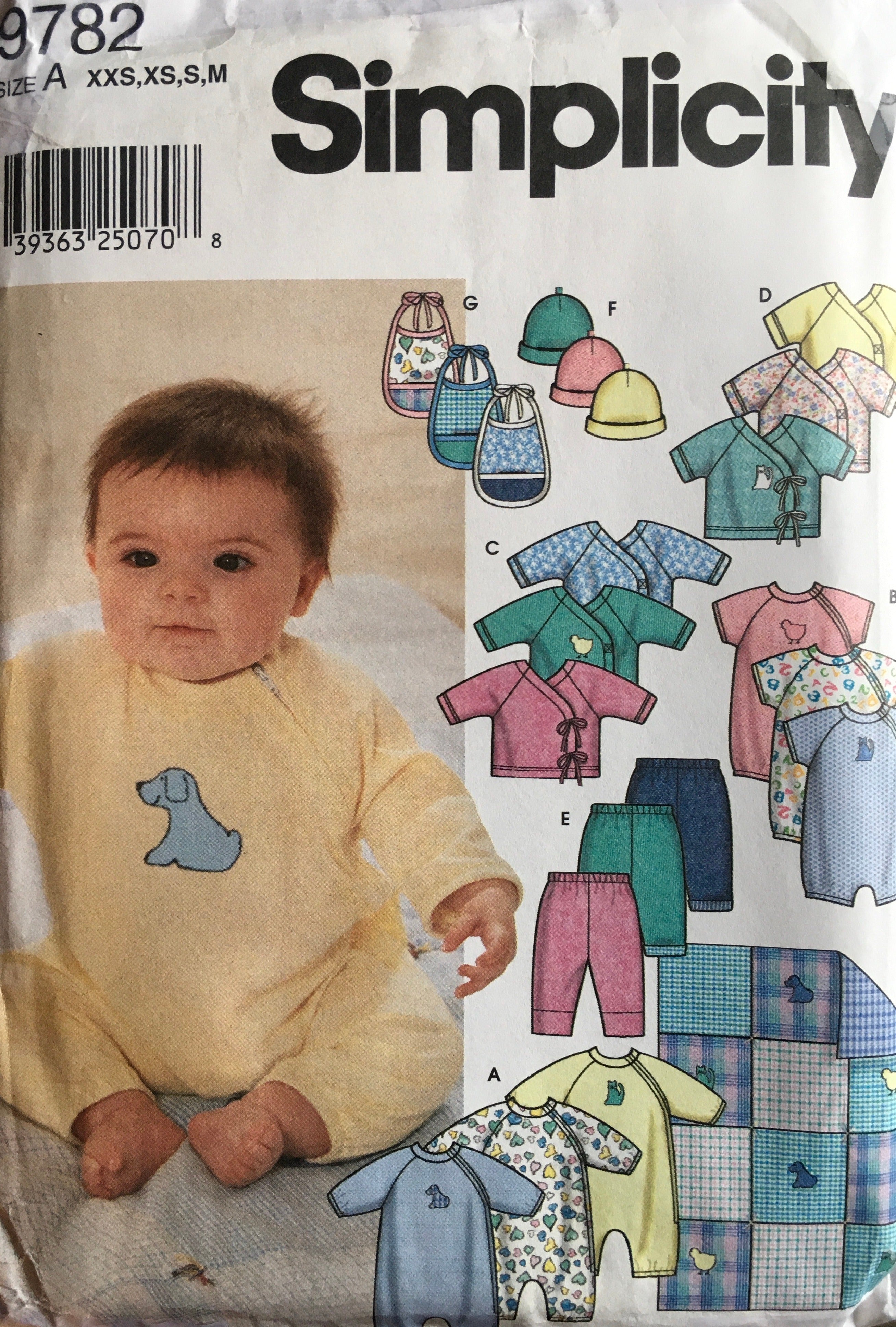 Simplicity 9782 Sewing Pattern (Vintage) UNCUT
