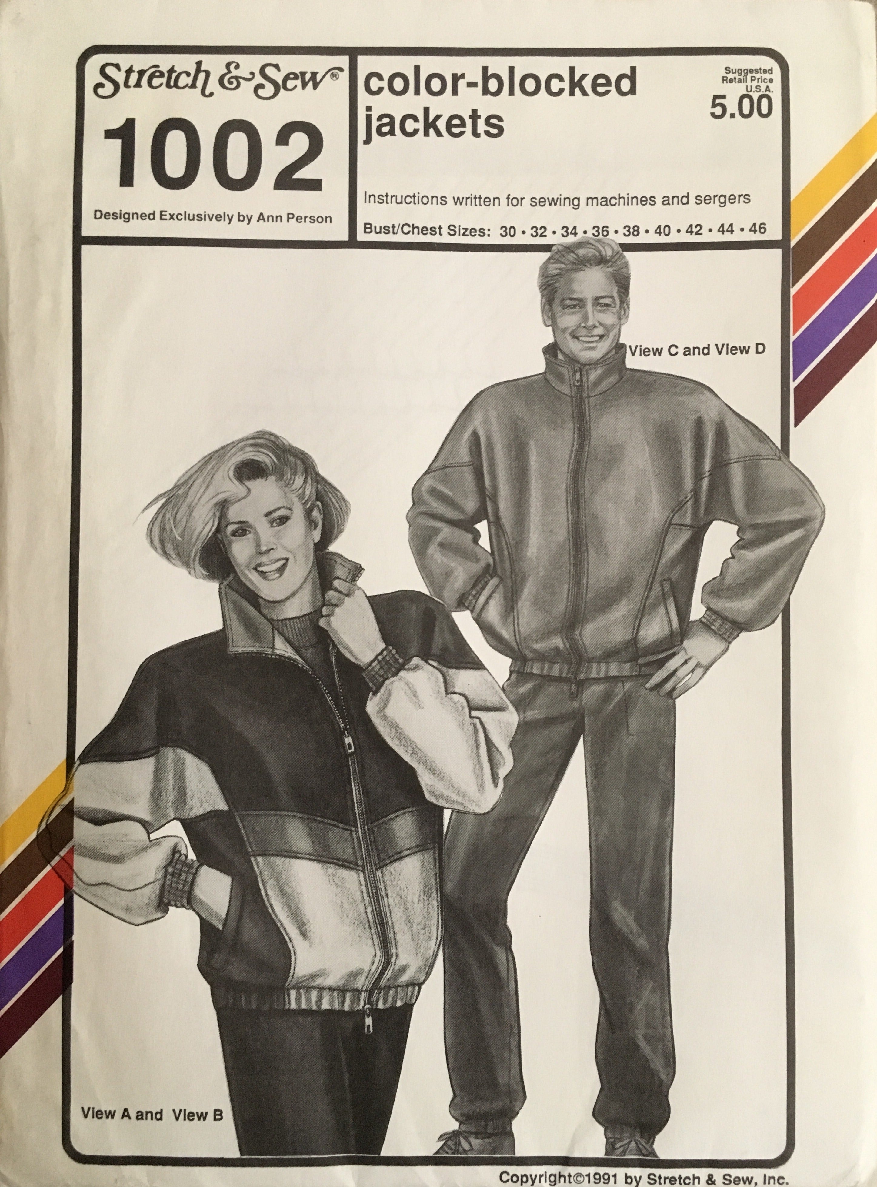 Stretch & Sew 1002 Sewing Pattern (Vintage) UNCUT