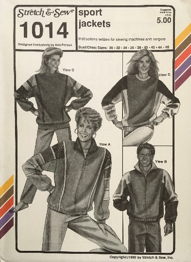 Stretch & Sew 1014 Sewing Pattern (Vintage) UNCUT