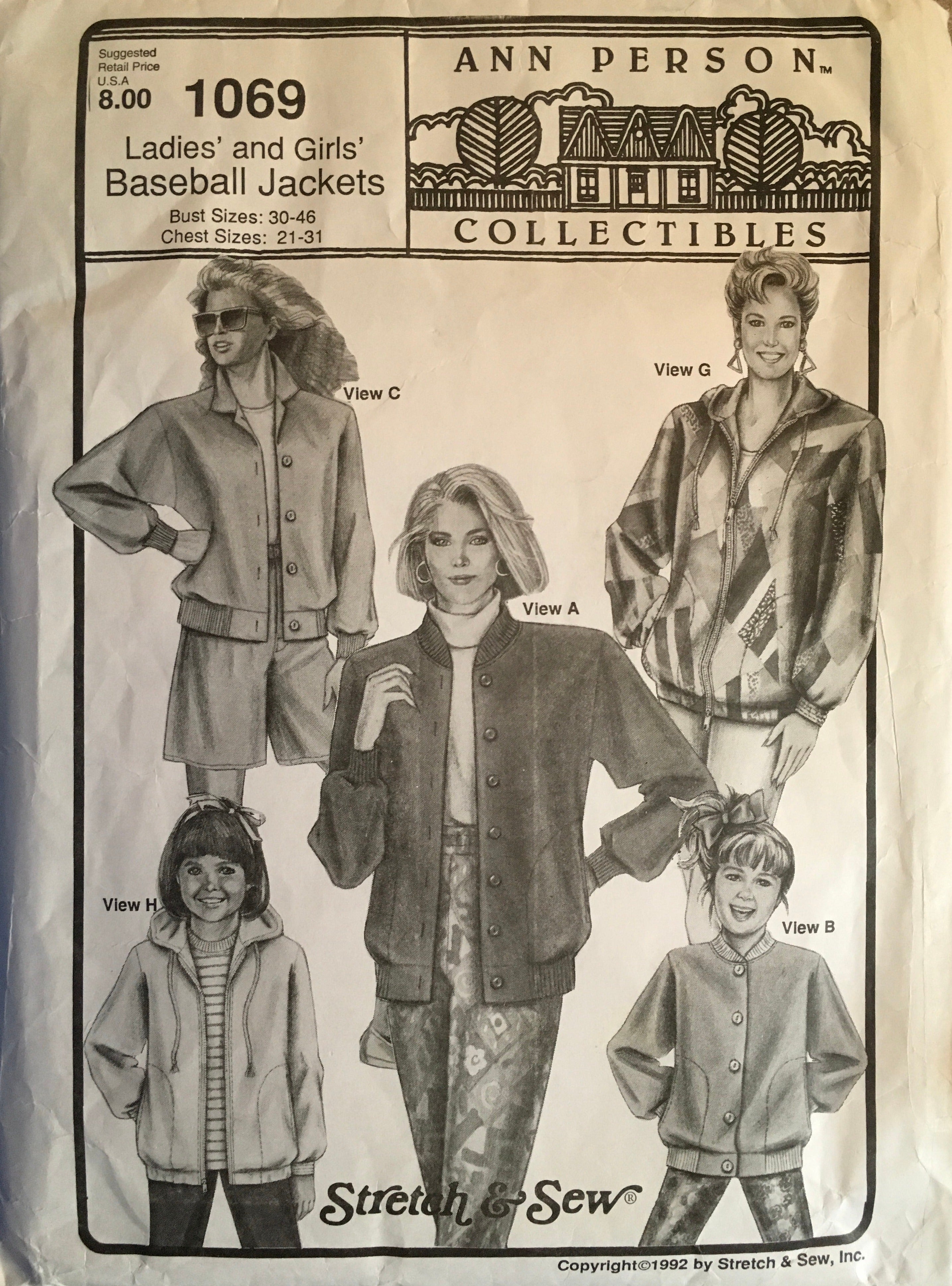 Stretch & Sew 1069 Sewing Pattern (Vintage) CUT