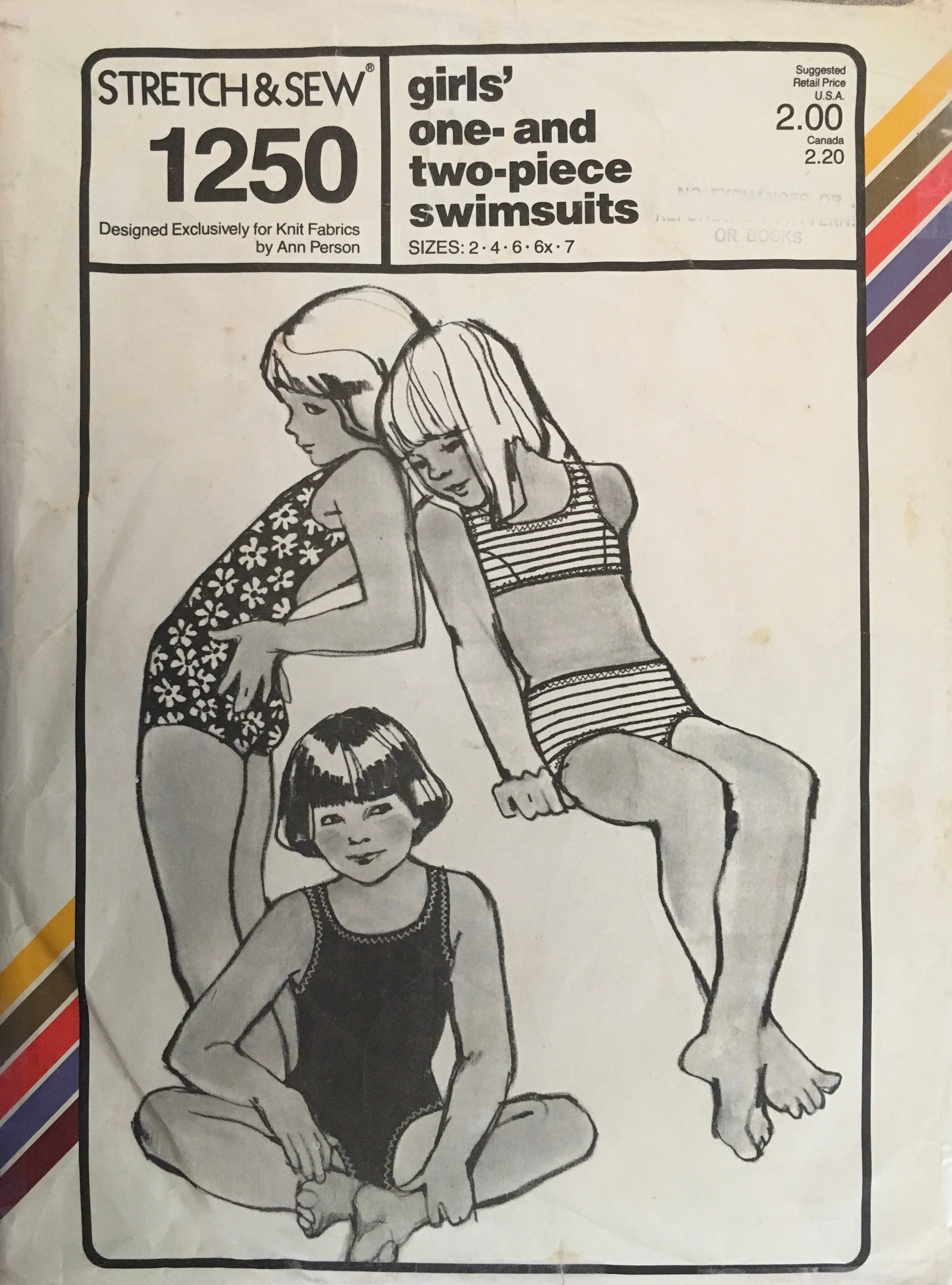 Stretch & Sew 1250 Sewing Pattern (Vintage) UNCUT