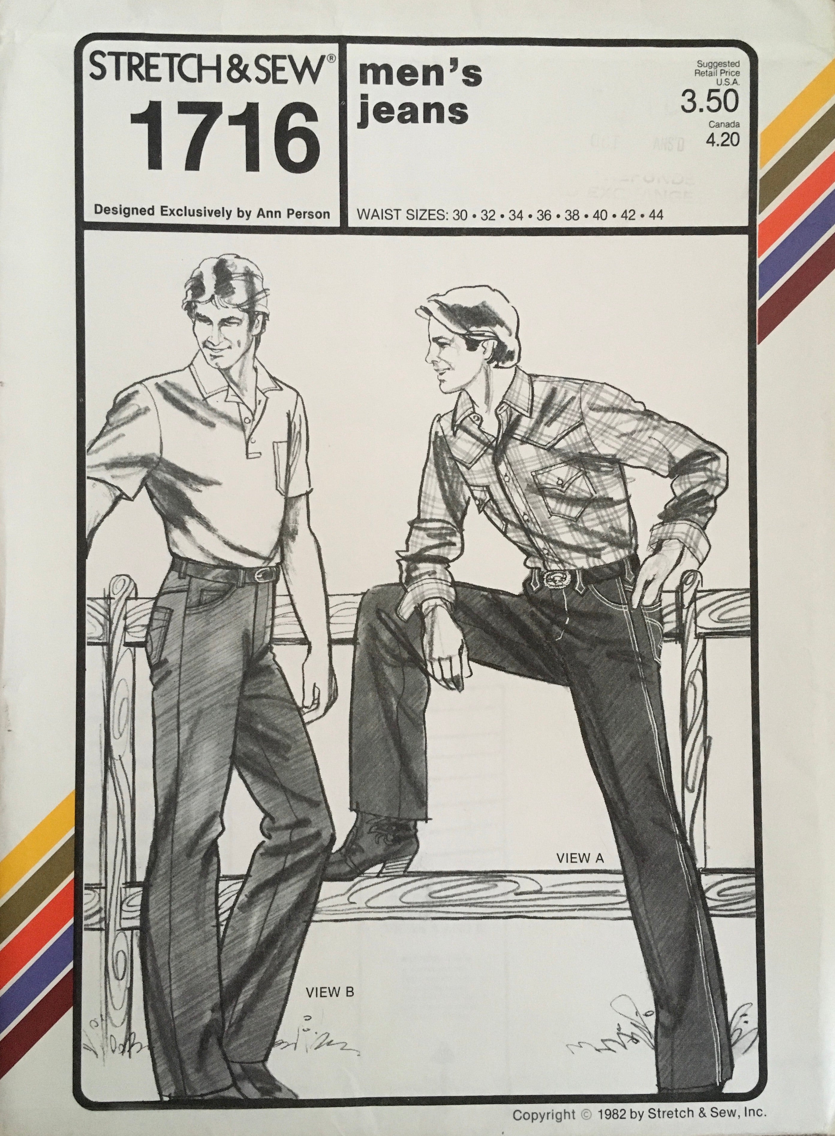 Stretch & Sew 1716 Sewing Pattern (Vintage) UNCUT