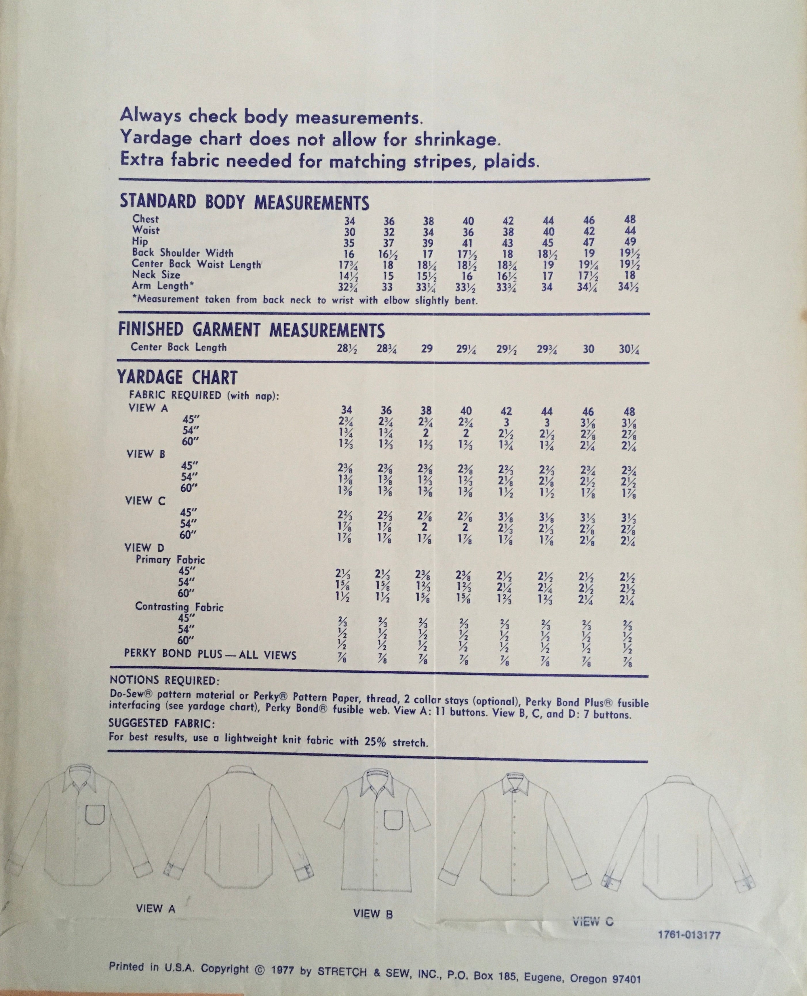 Stretch & Sew 1761 Sewing Pattern (Vintage) UNCUT
