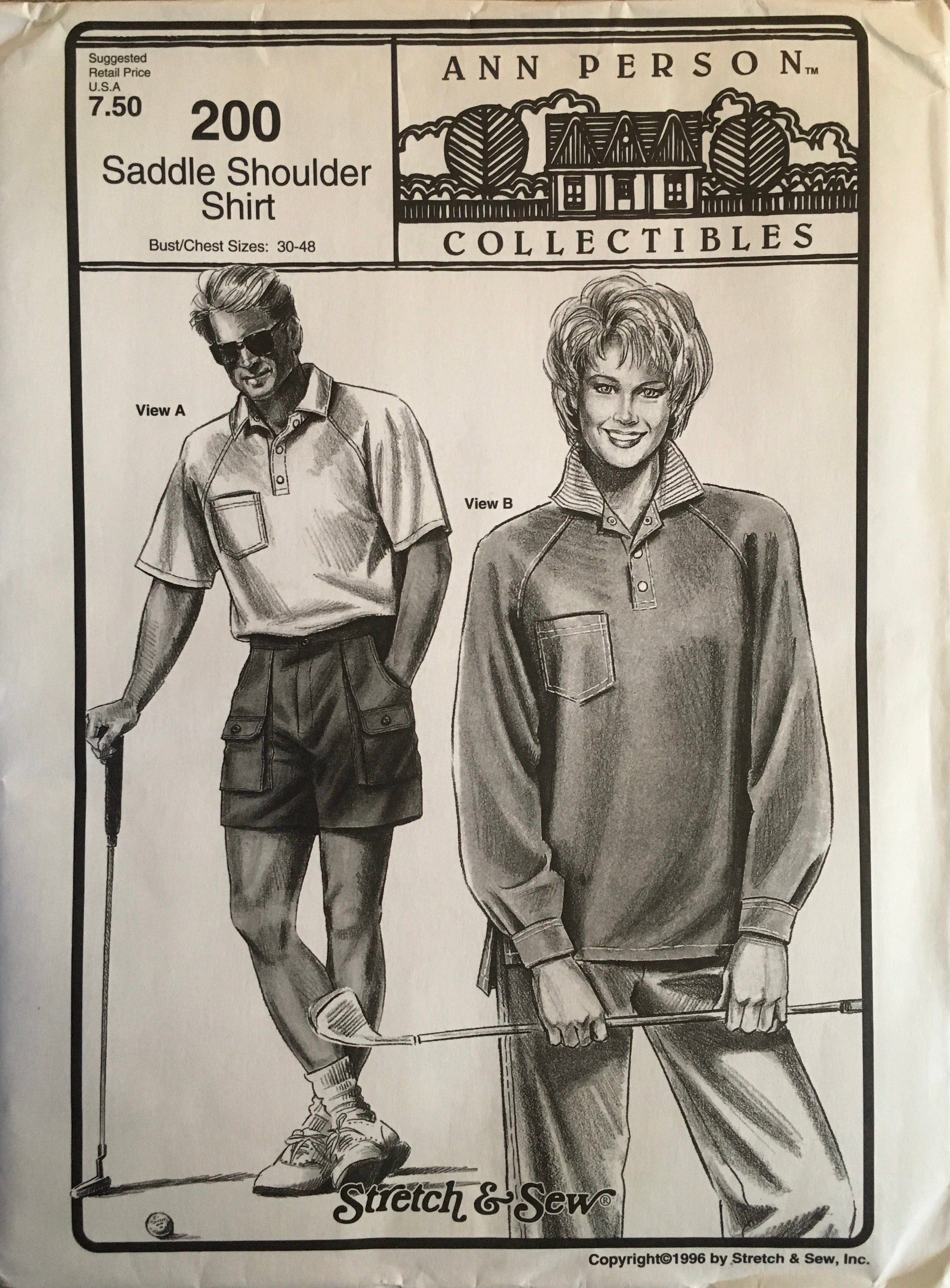 Stretch & Sew 200 Sewing Pattern (Vintage) UNCUT