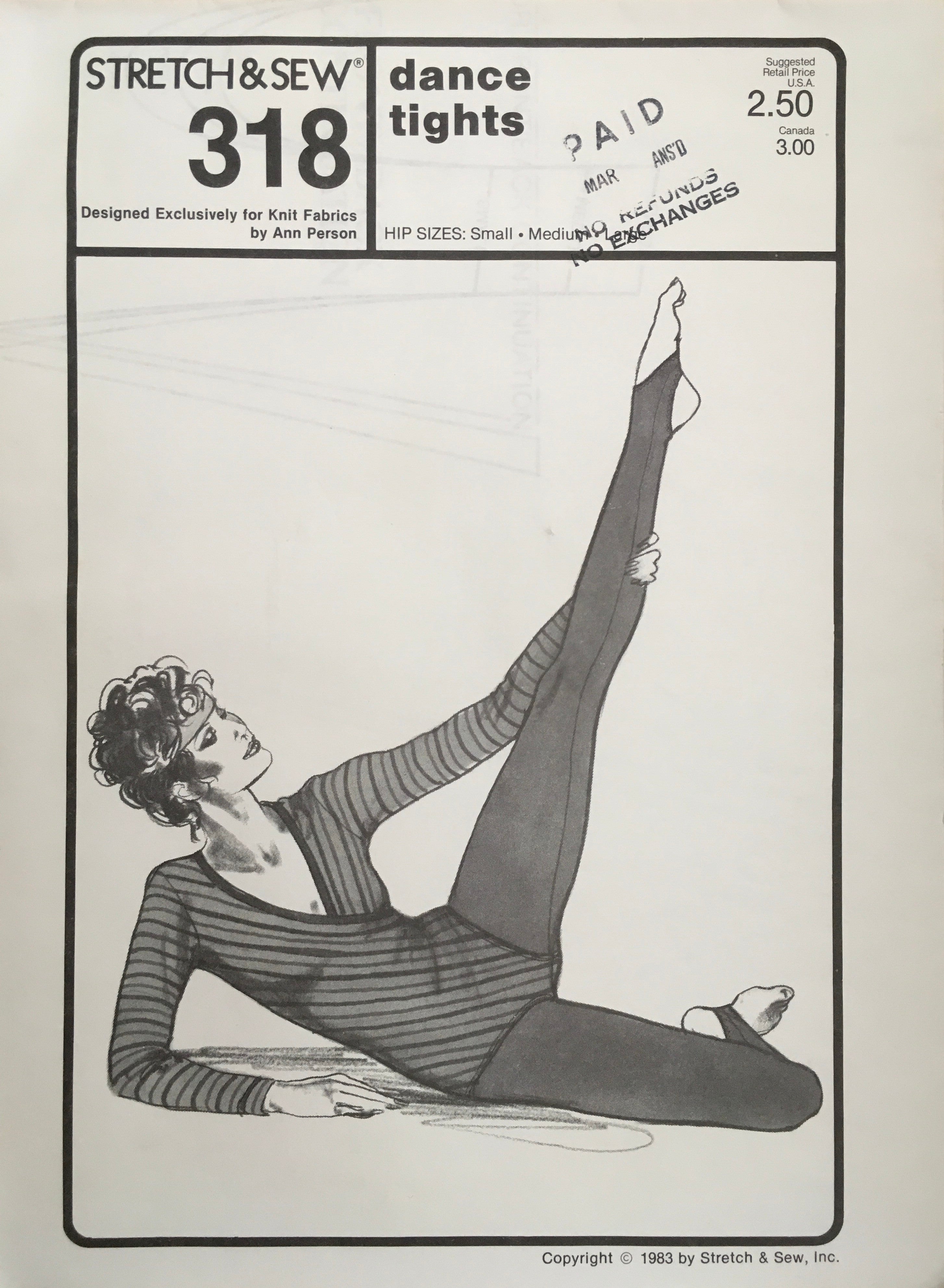 Stretch & Sew 318 Sewing Pattern (Vintage) UNCUT