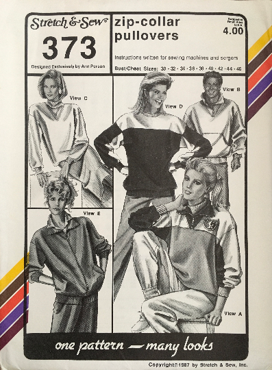 Stretch & Sew 373 Sewing Pattern (Vintage) UNCUT