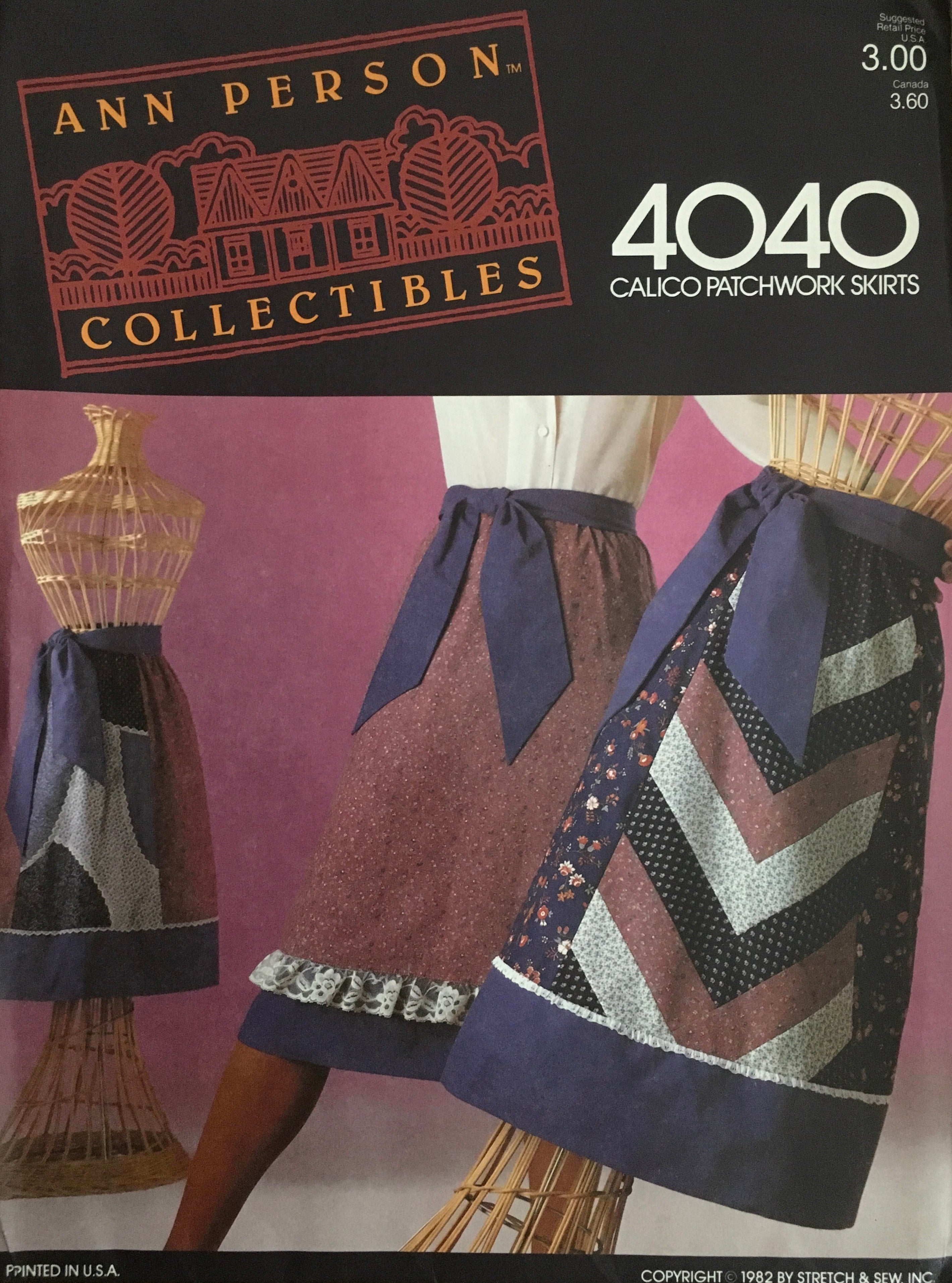Stretch & Sew 4040 Sewing Pattern (Vintage) UNCUT