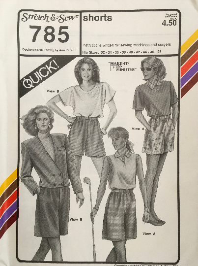 Stretch & Sew 785 Sewing Pattern (Vintage) UNCUT