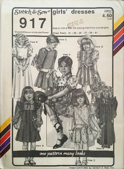 Stretch & Sew 917 Sewing Pattern (Vintage) UNCUT