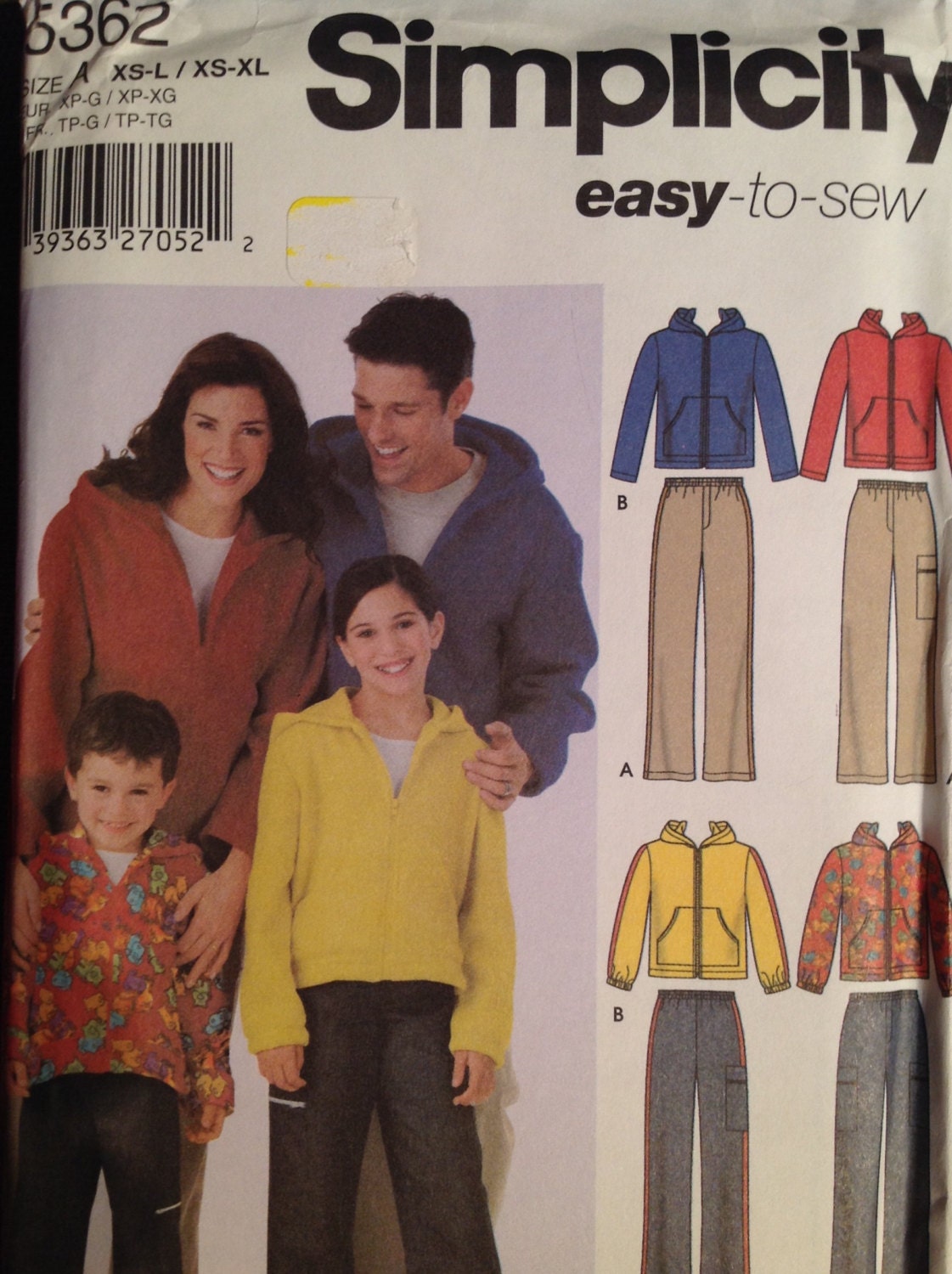 Simplicity 5362 Sewing Pattern (Vintage) UNCUT