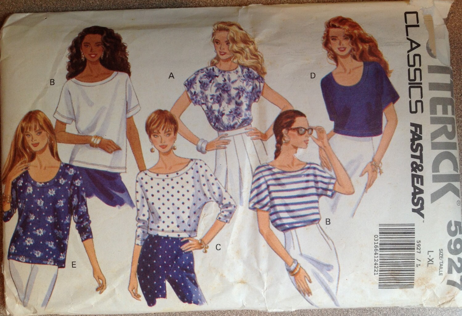 Butterick 5927 Sewing Pattern (Vintage) UNCUT
